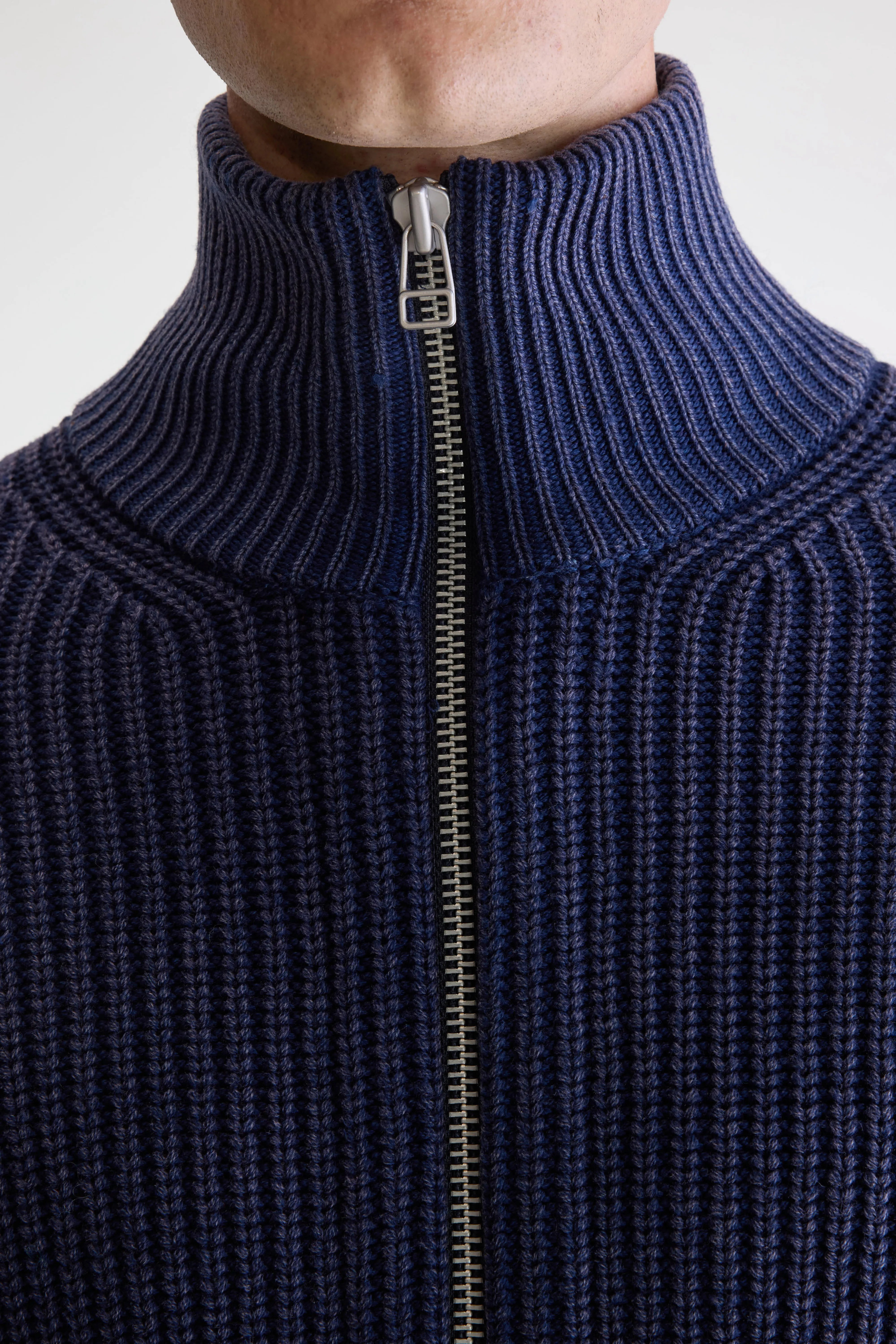 Guip Cardigan Met Rits - Navy Voor Heren | Bellerose