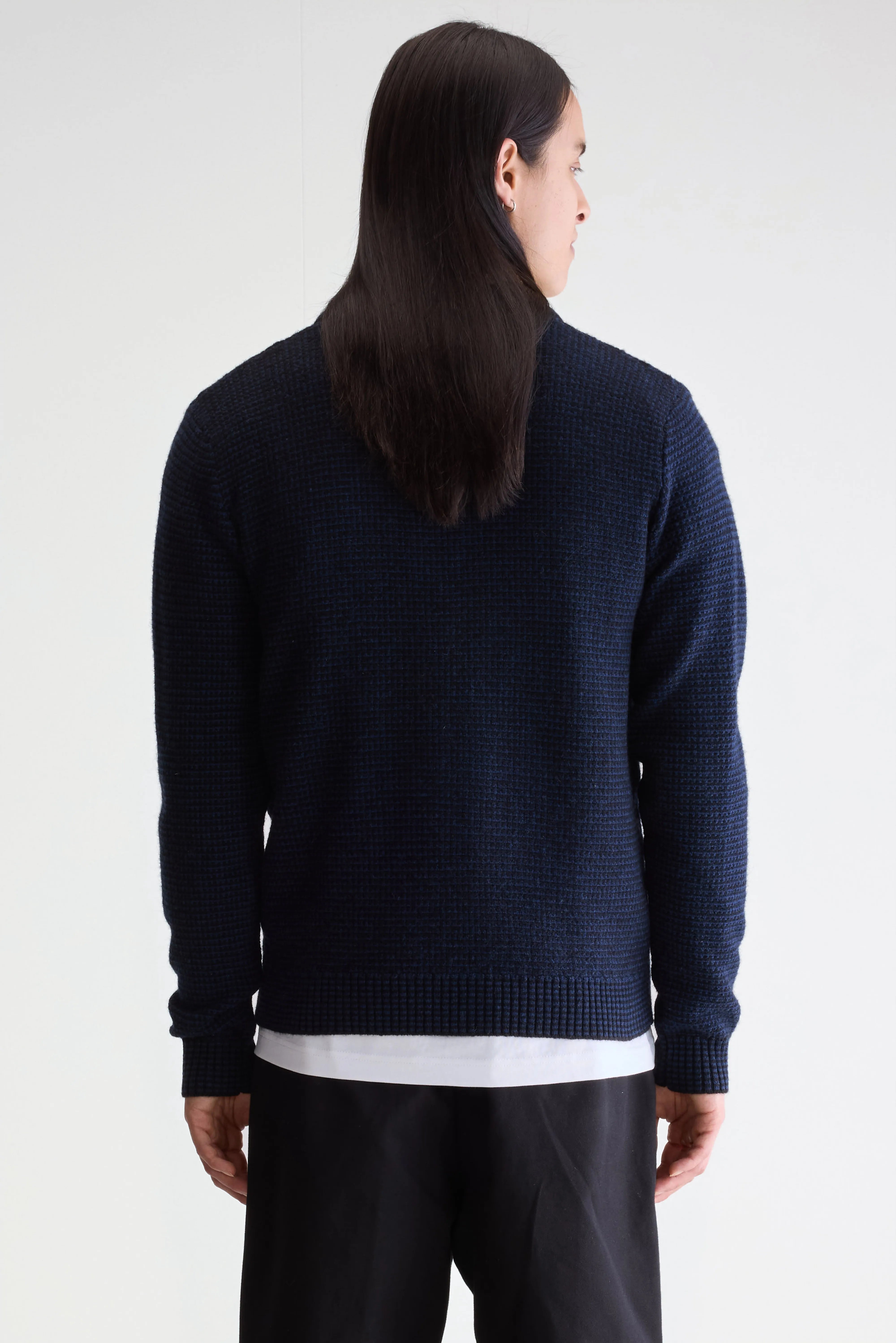Trui Met Polo Hals - Black / Blues Voor Heren | Bellerose
