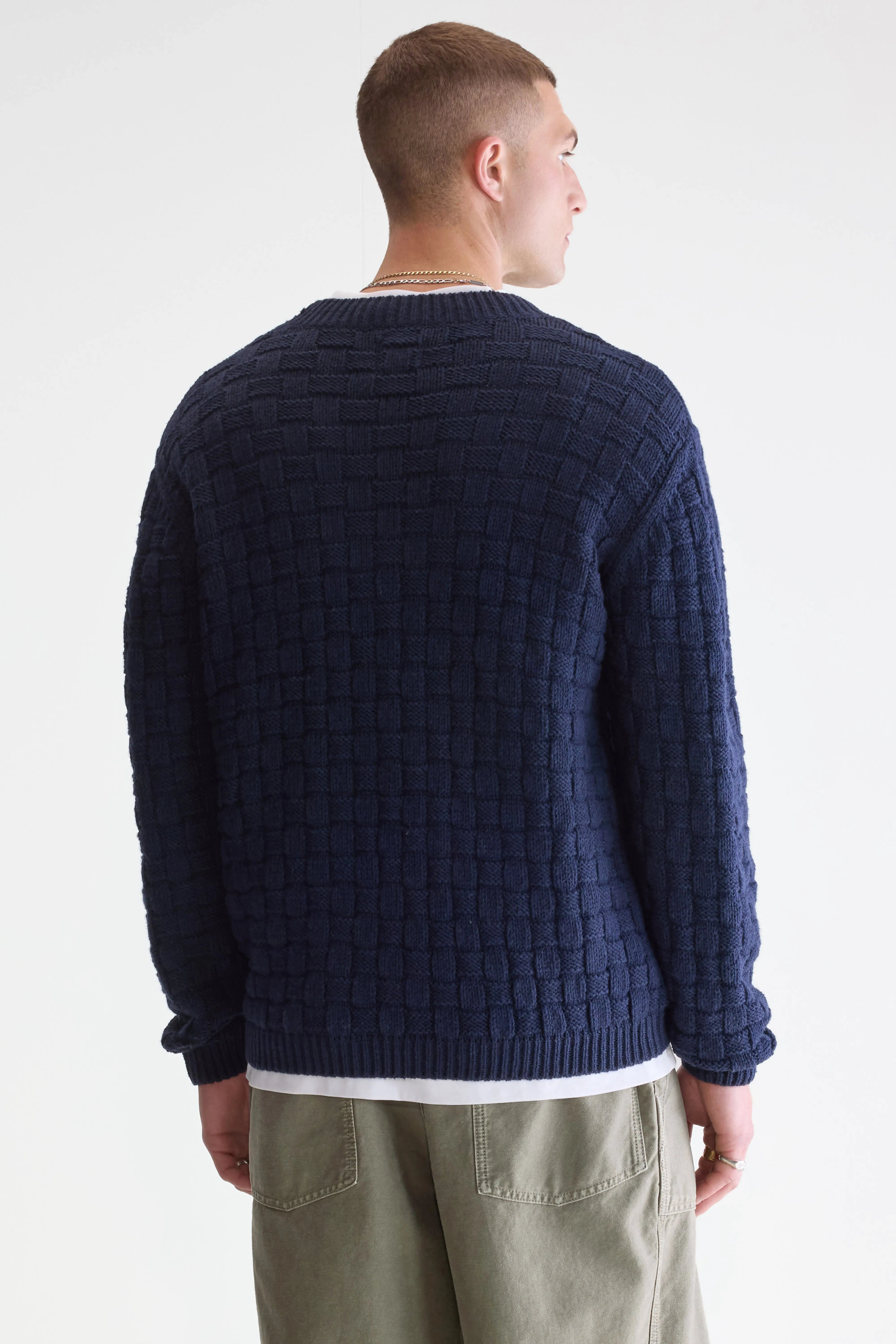 Aniom Trui Met Ronde Hals - Regal blue Voor Heren | Bellerose