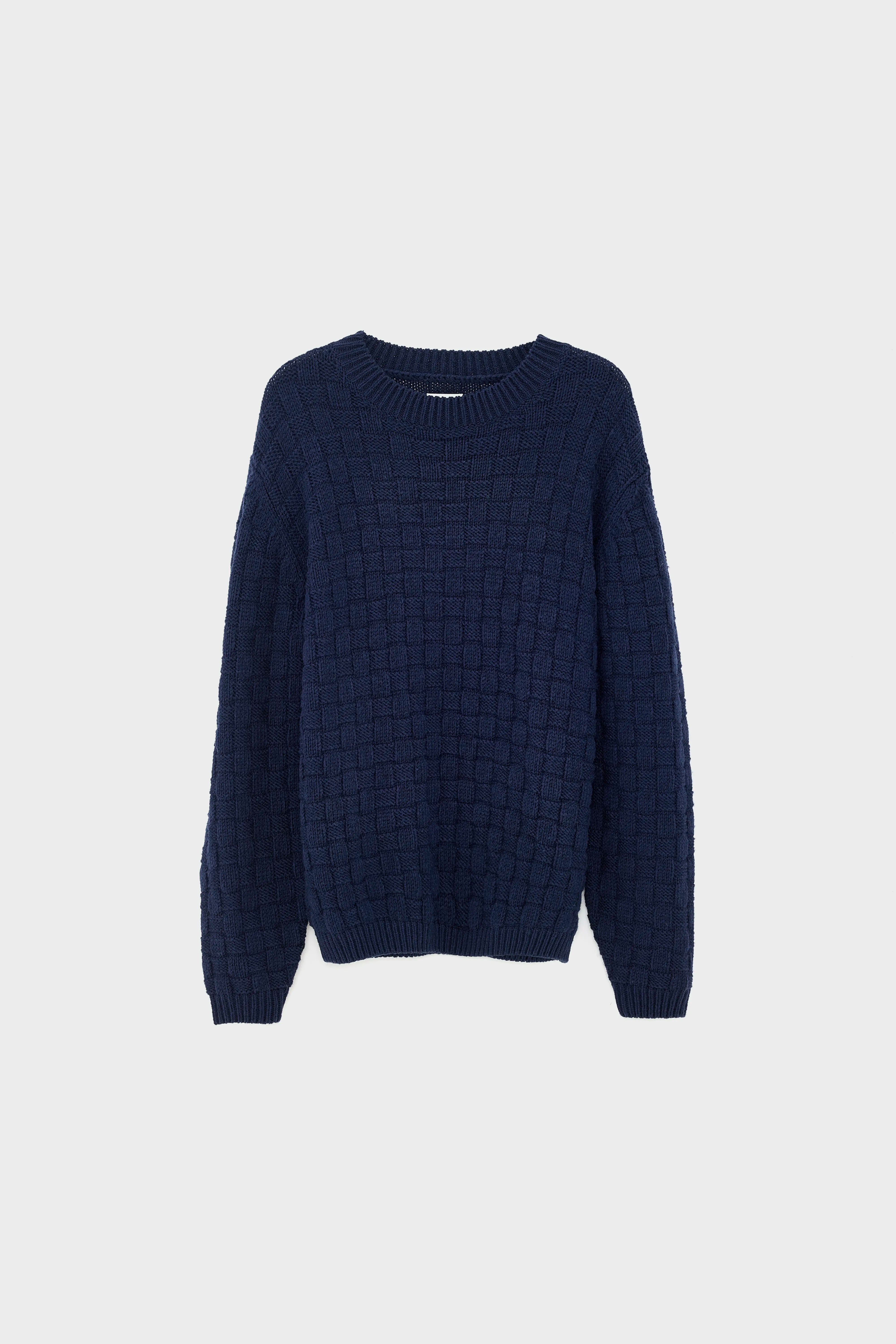 Aniom trui met ronde hals (252 / M / REGAL BLUE)