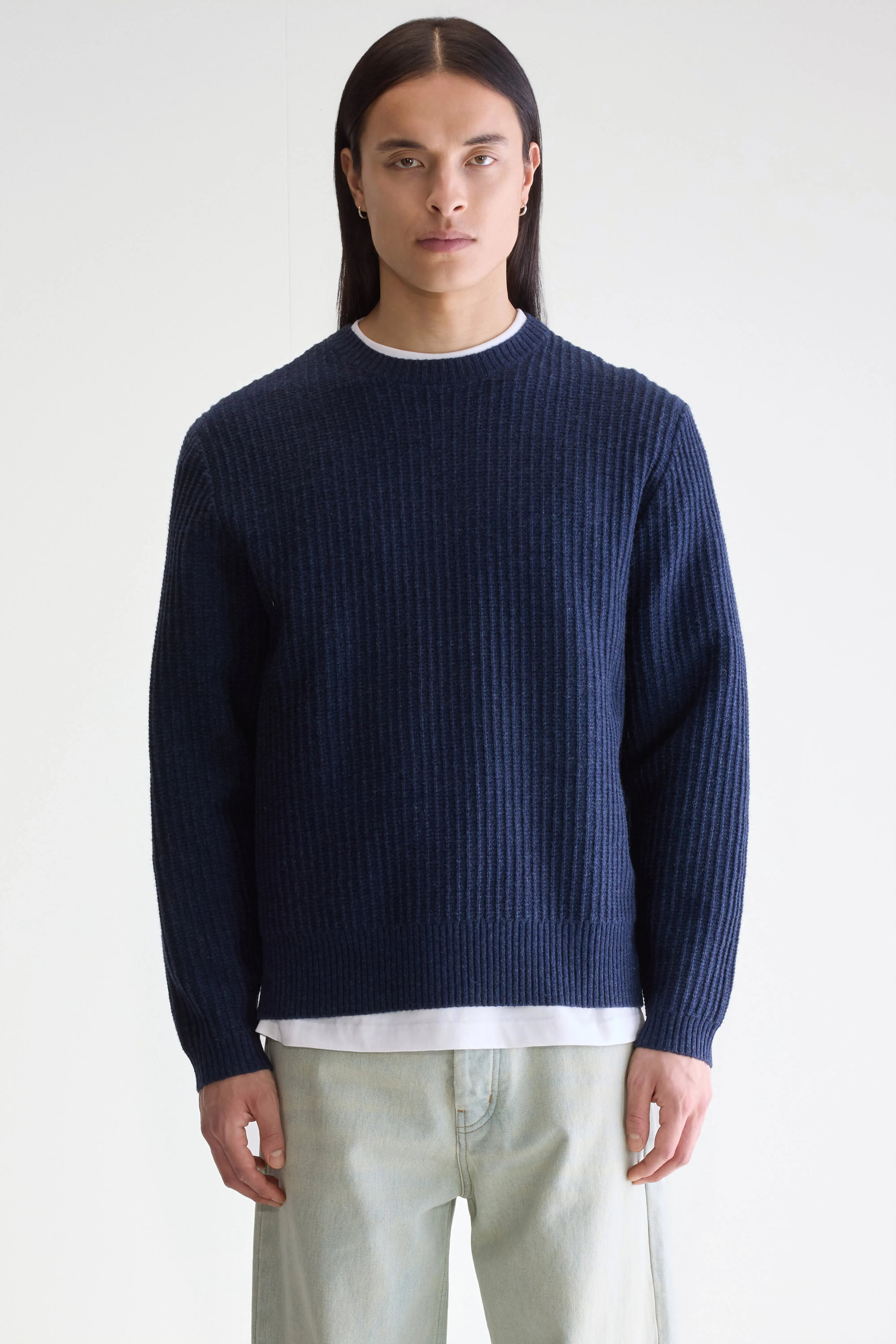Pull Col Rond Geivyn - Ink Pour Homme | Bellerose
