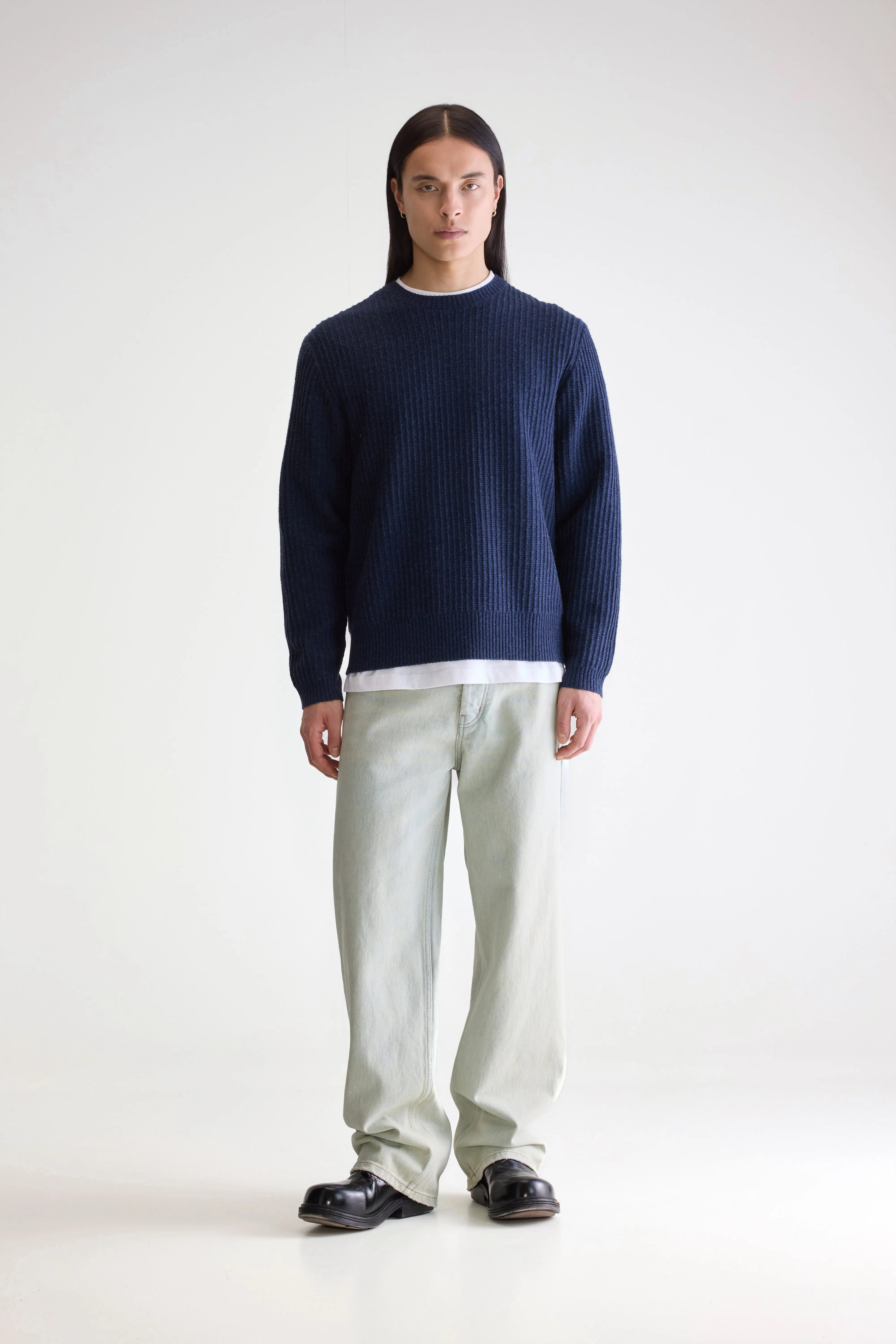 Pull Col Rond Geivyn - Ink Pour Homme | Bellerose