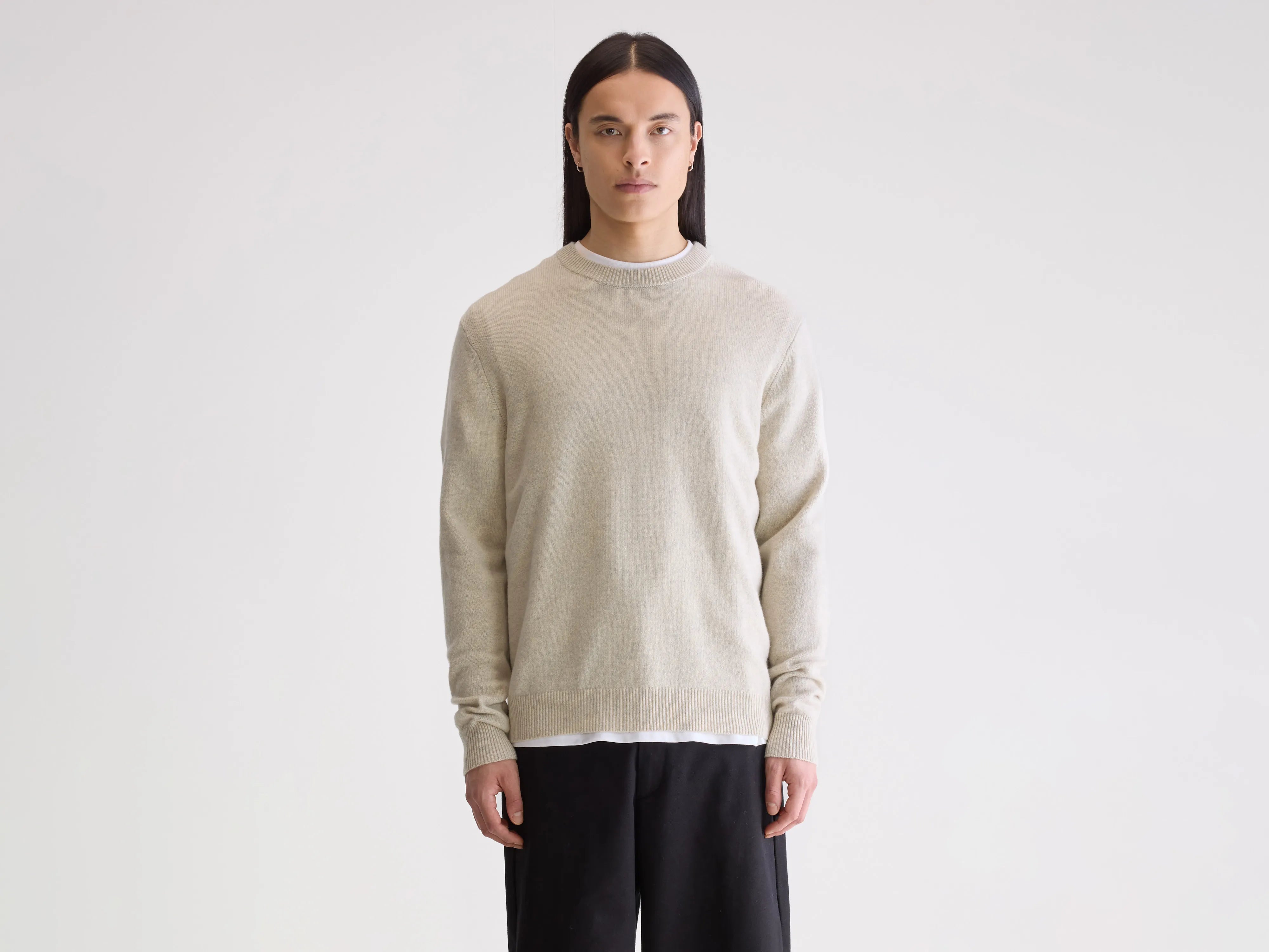 Pull col rond Donoon (252 / M / OYSTER)