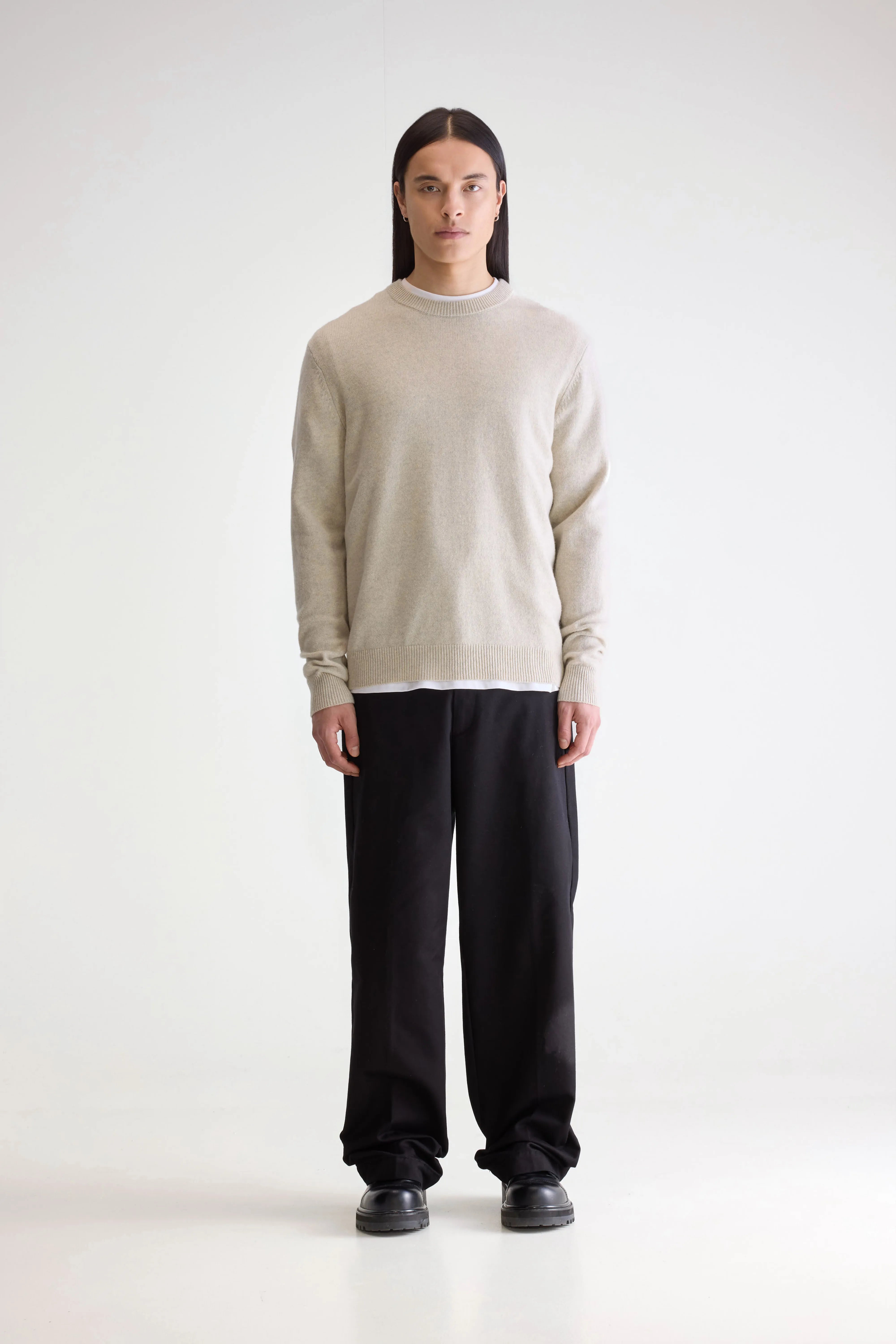 Donoon Trui Met Ronde Hals - Oyster Voor Heren | Bellerose