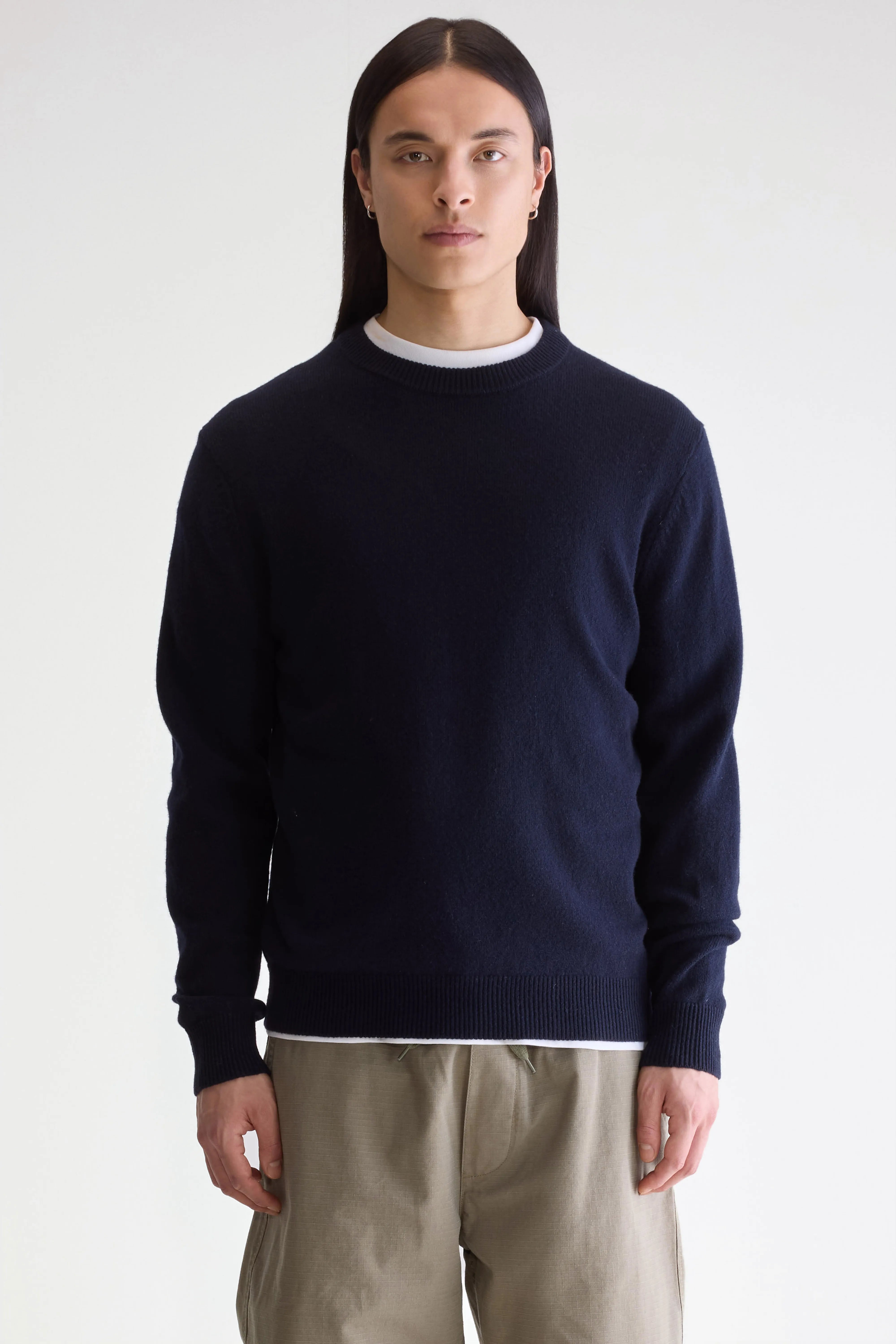 Donoon Trui Met Ronde Hals - Navy Voor Heren | Bellerose