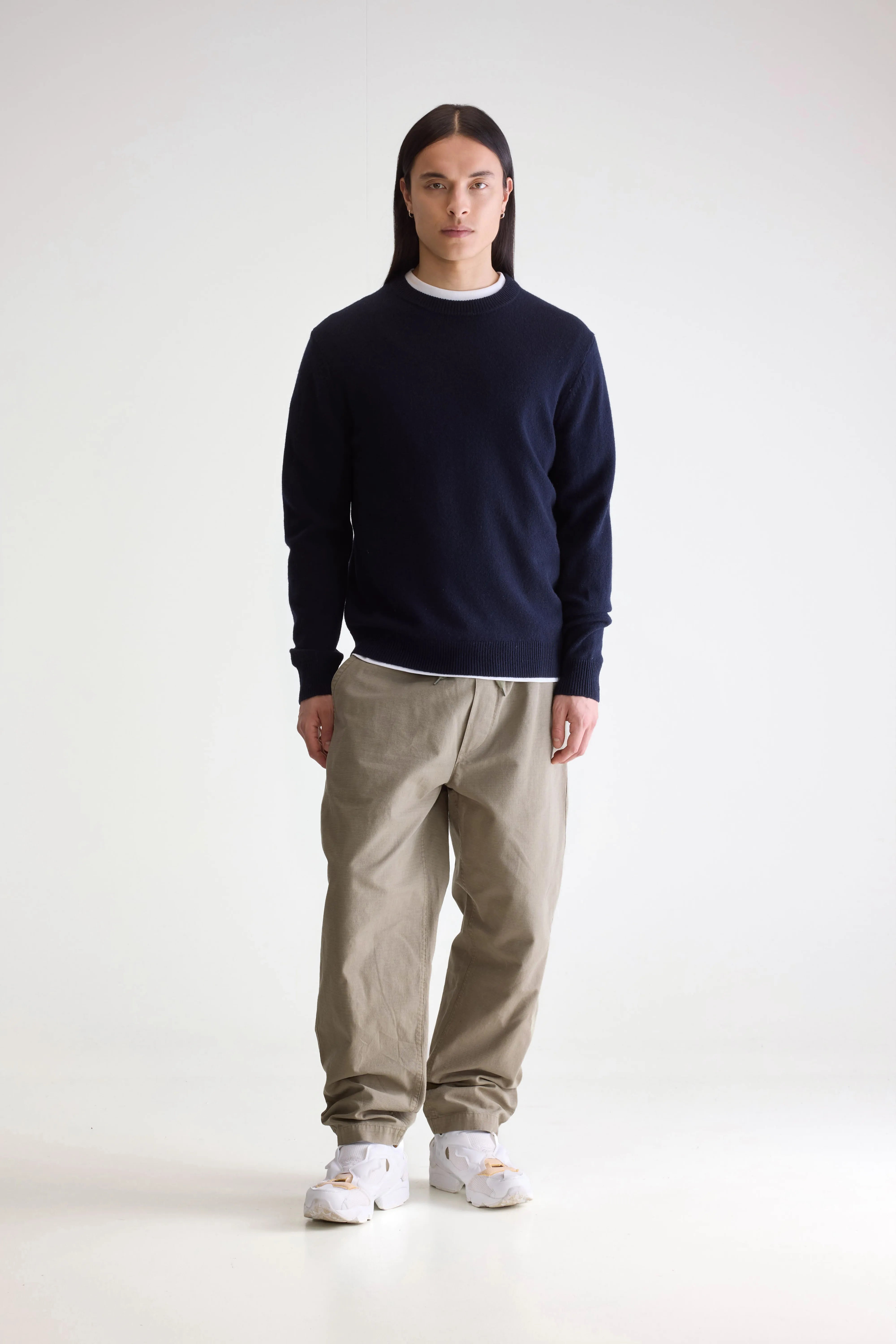 Donoon Trui Met Ronde Hals - Navy Voor Heren | Bellerose