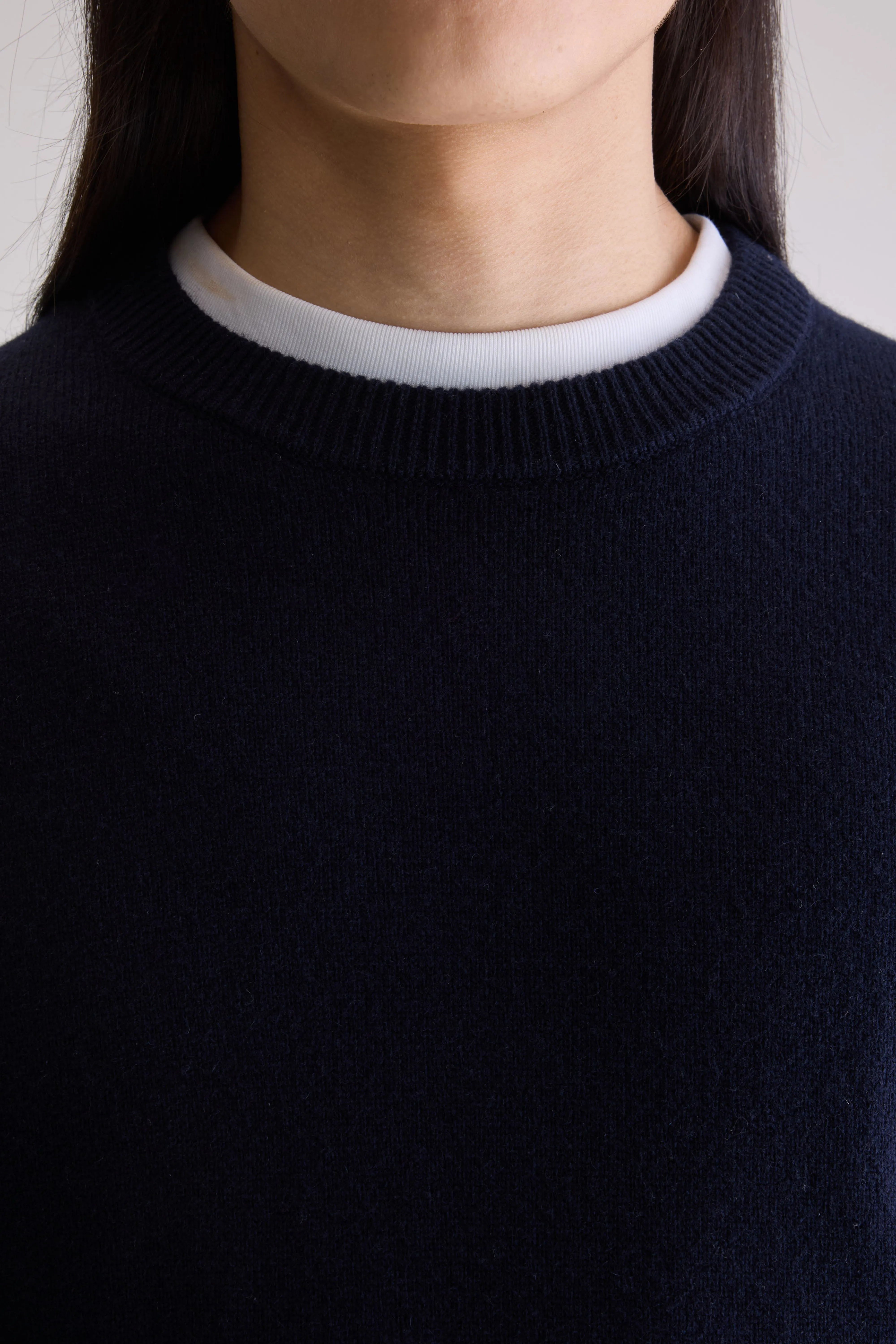 Donoon Trui Met Ronde Hals - Navy Voor Heren | Bellerose