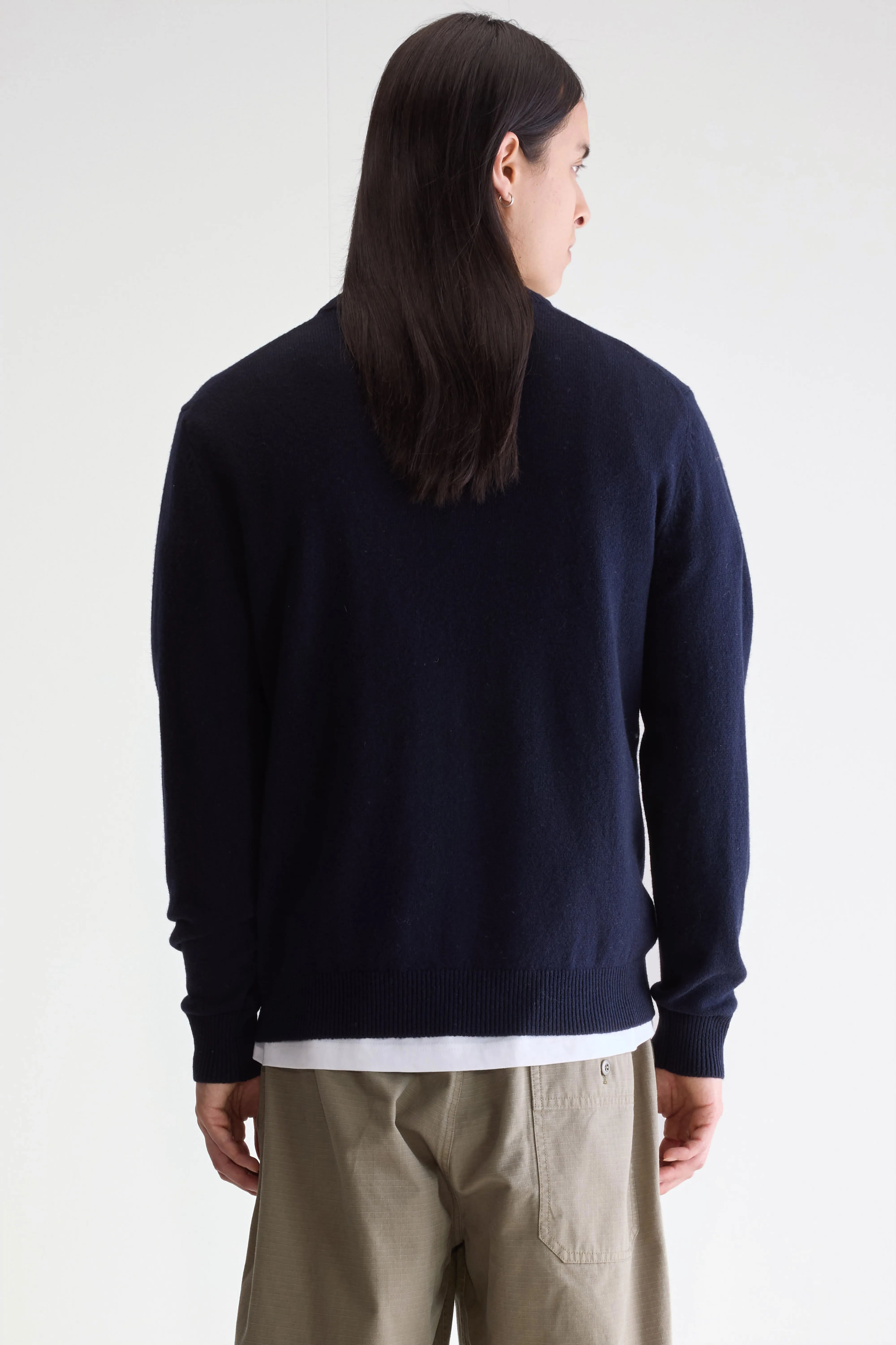 Donoon Trui Met Ronde Hals - Navy Voor Heren | Bellerose