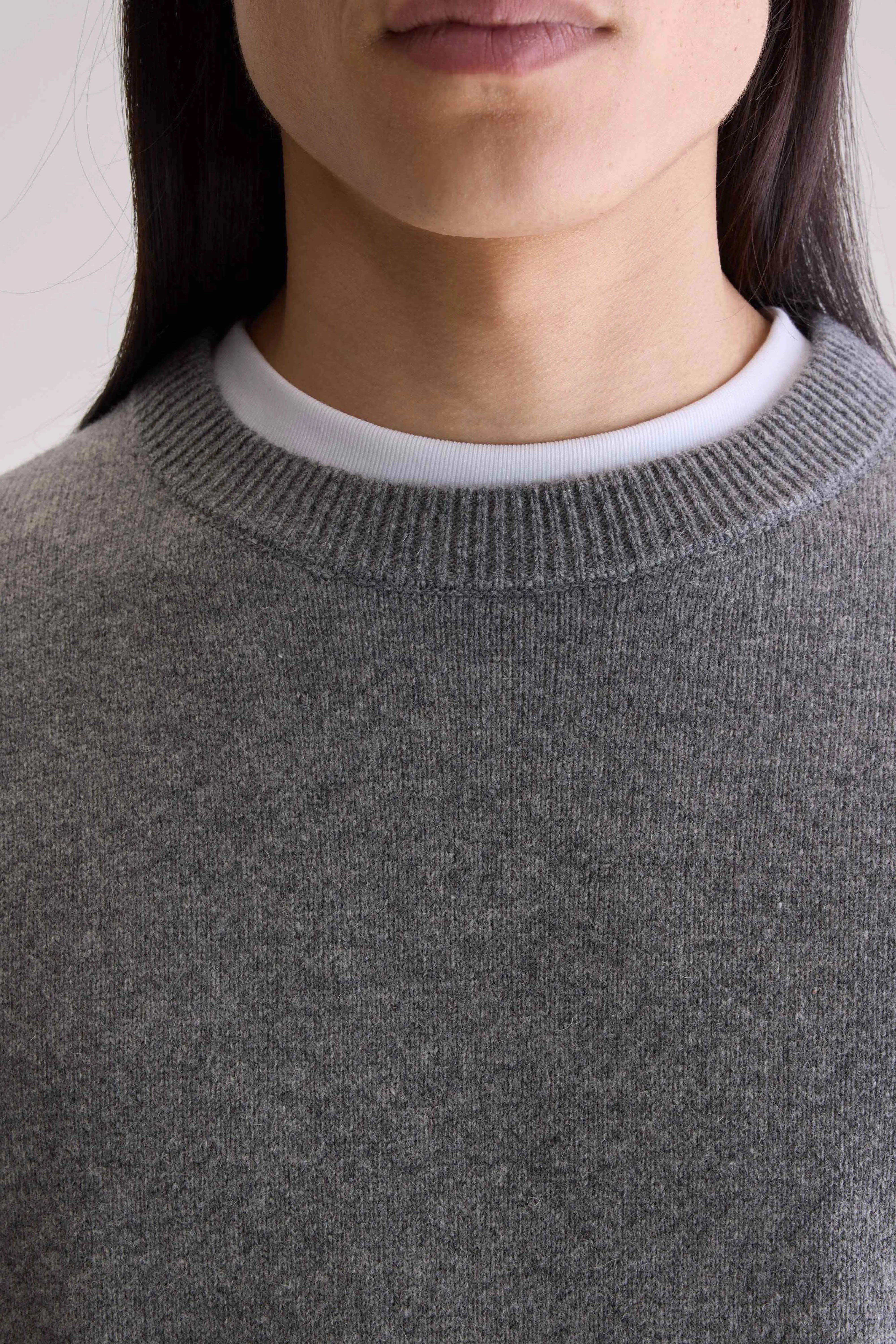 Pull col rond Donoon (252 / M / MID GREY)