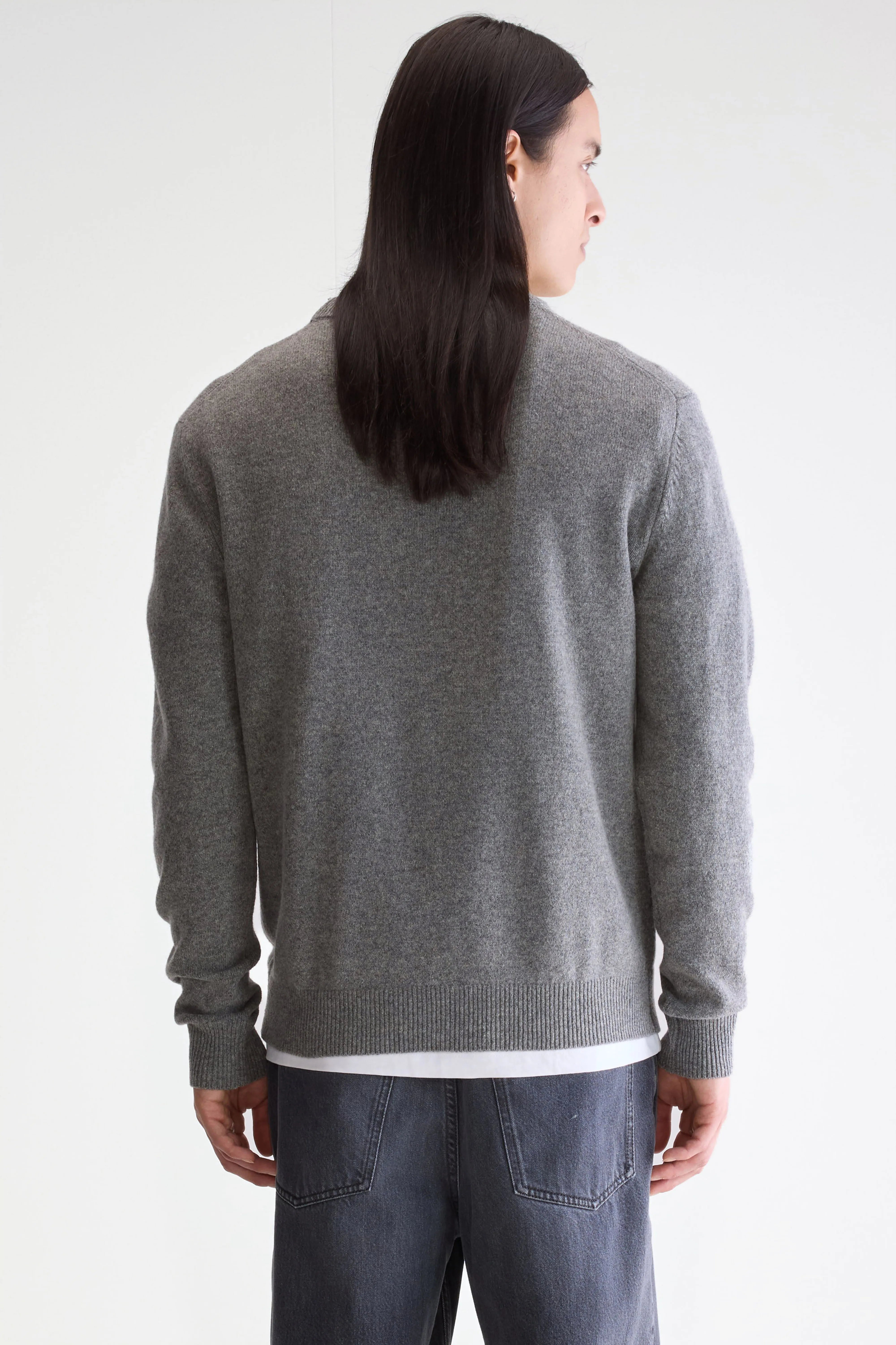 Pull col rond Donoon (252 / M / MID GREY)