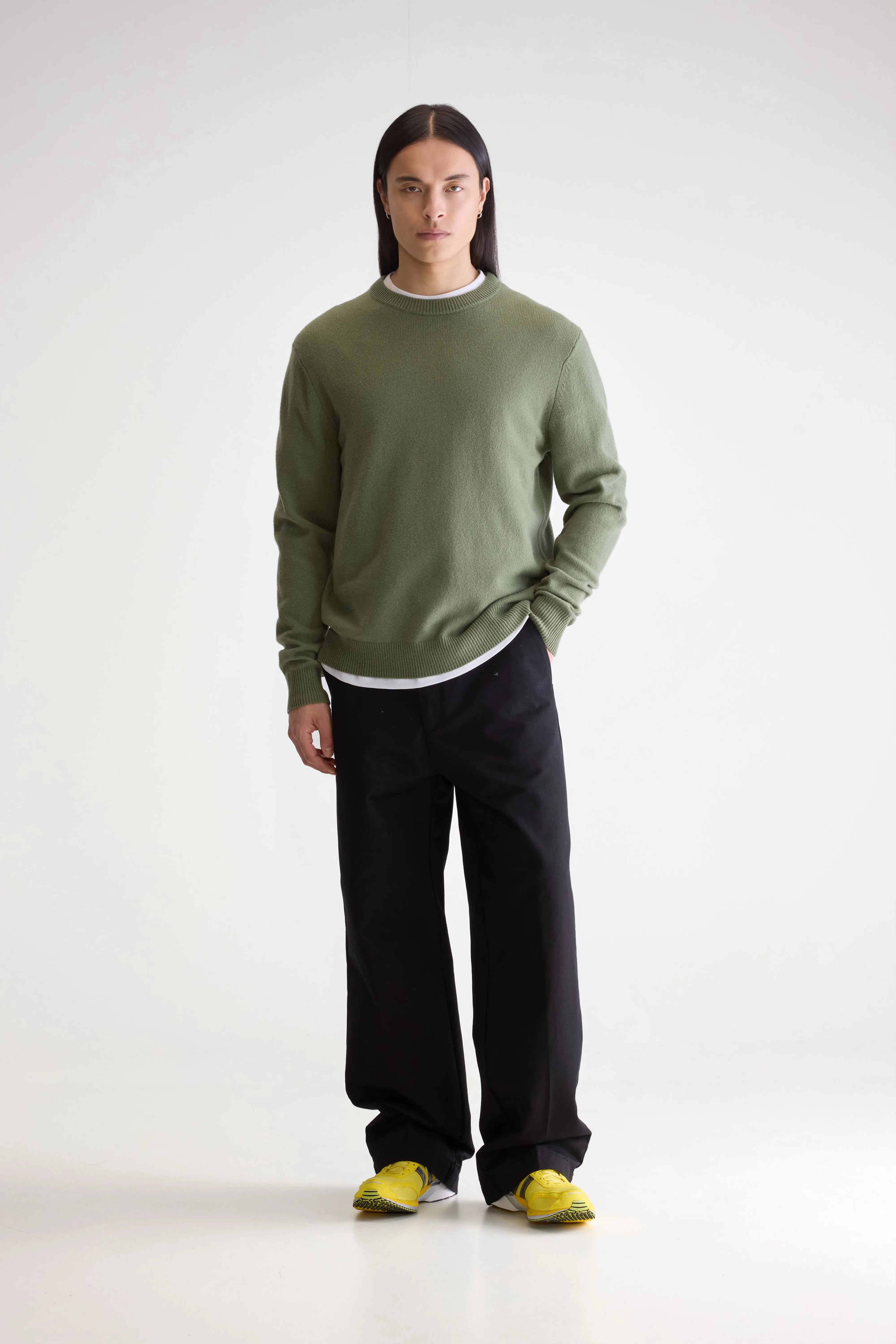 Donoon Trui Met Ronde Hals - Eucalyptus Voor Heren | Bellerose