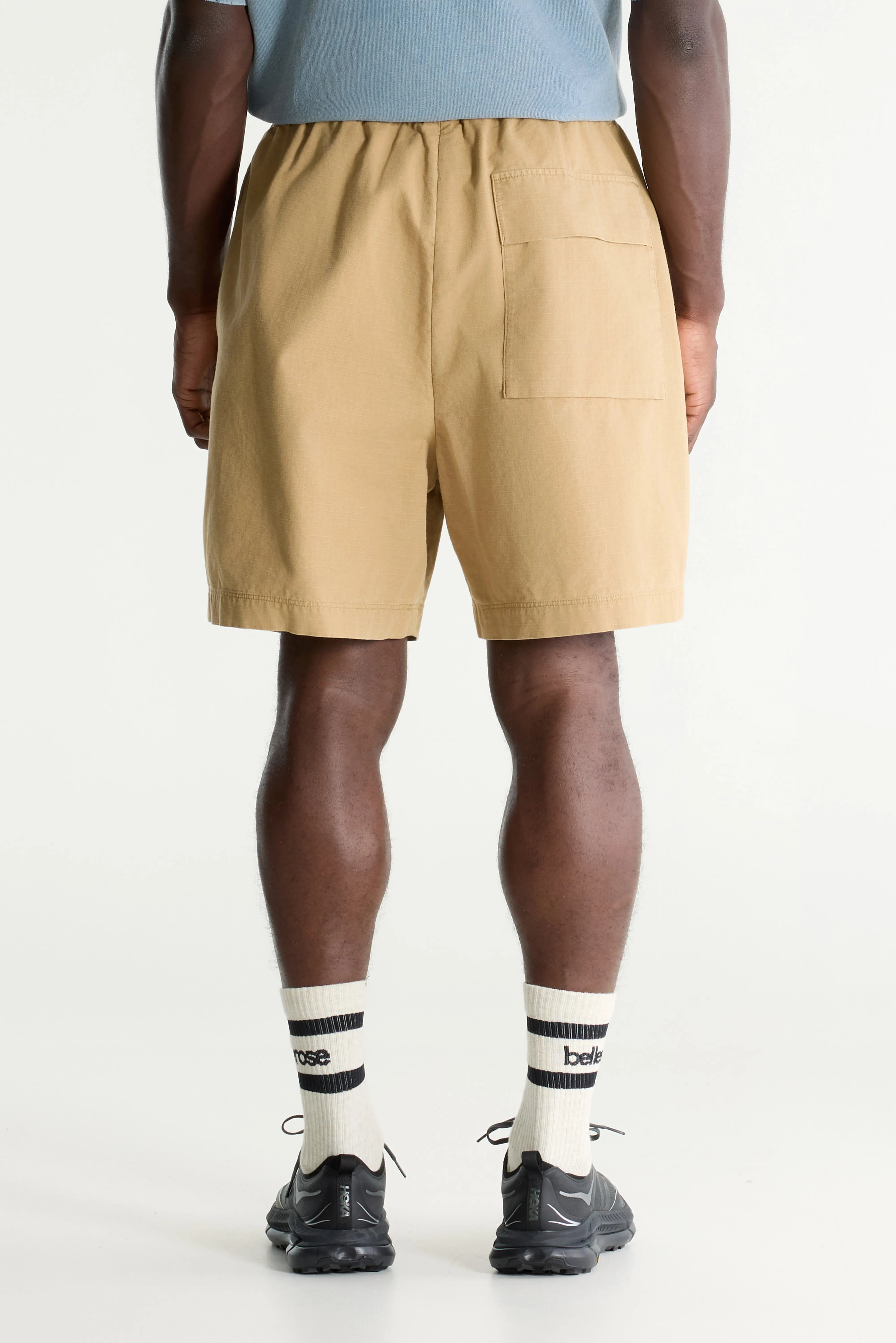 Flank Wide Shorts - Clay For Men | Bellerose
