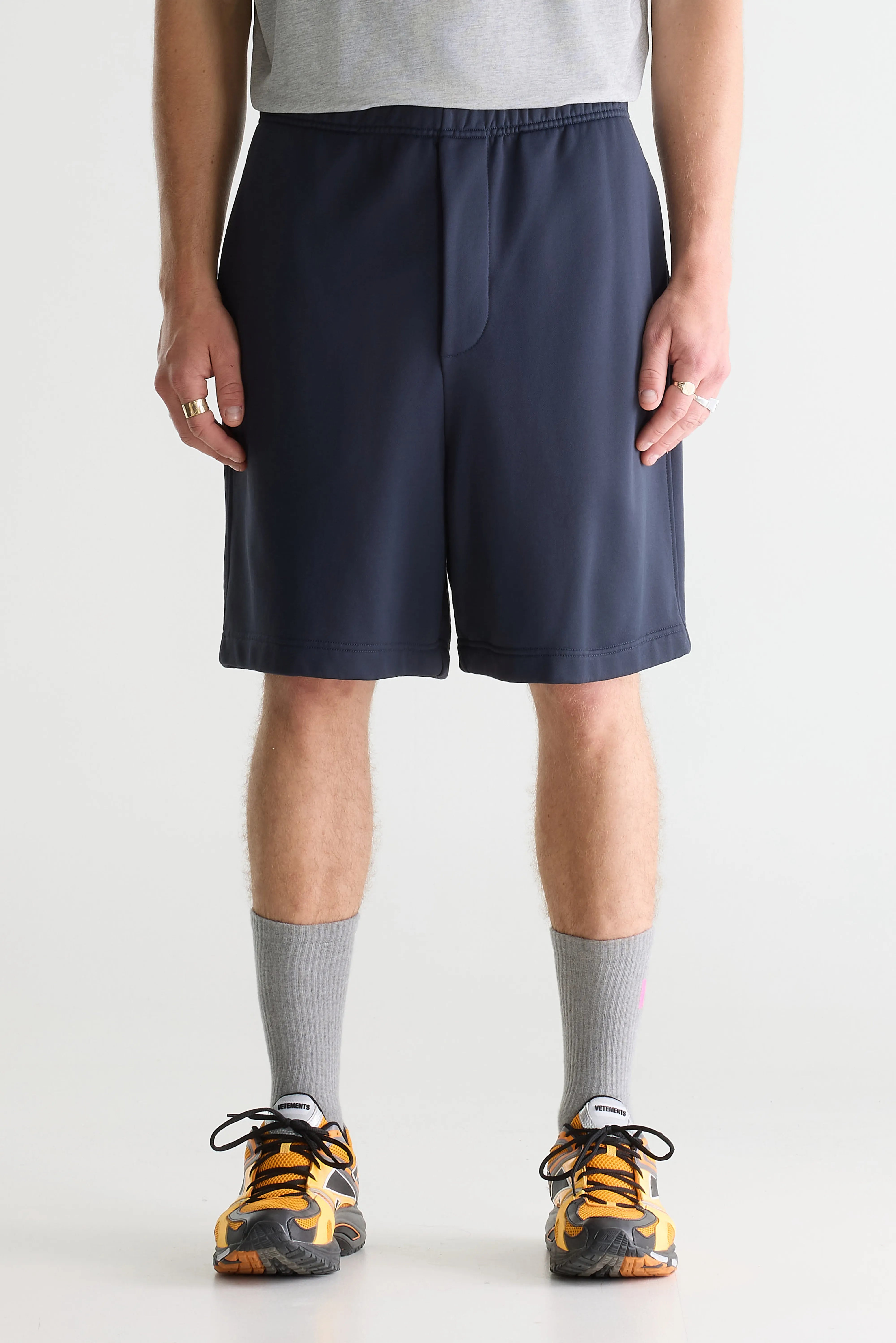 Flank Wide Shorts - Dark navy For Men | Bellerose