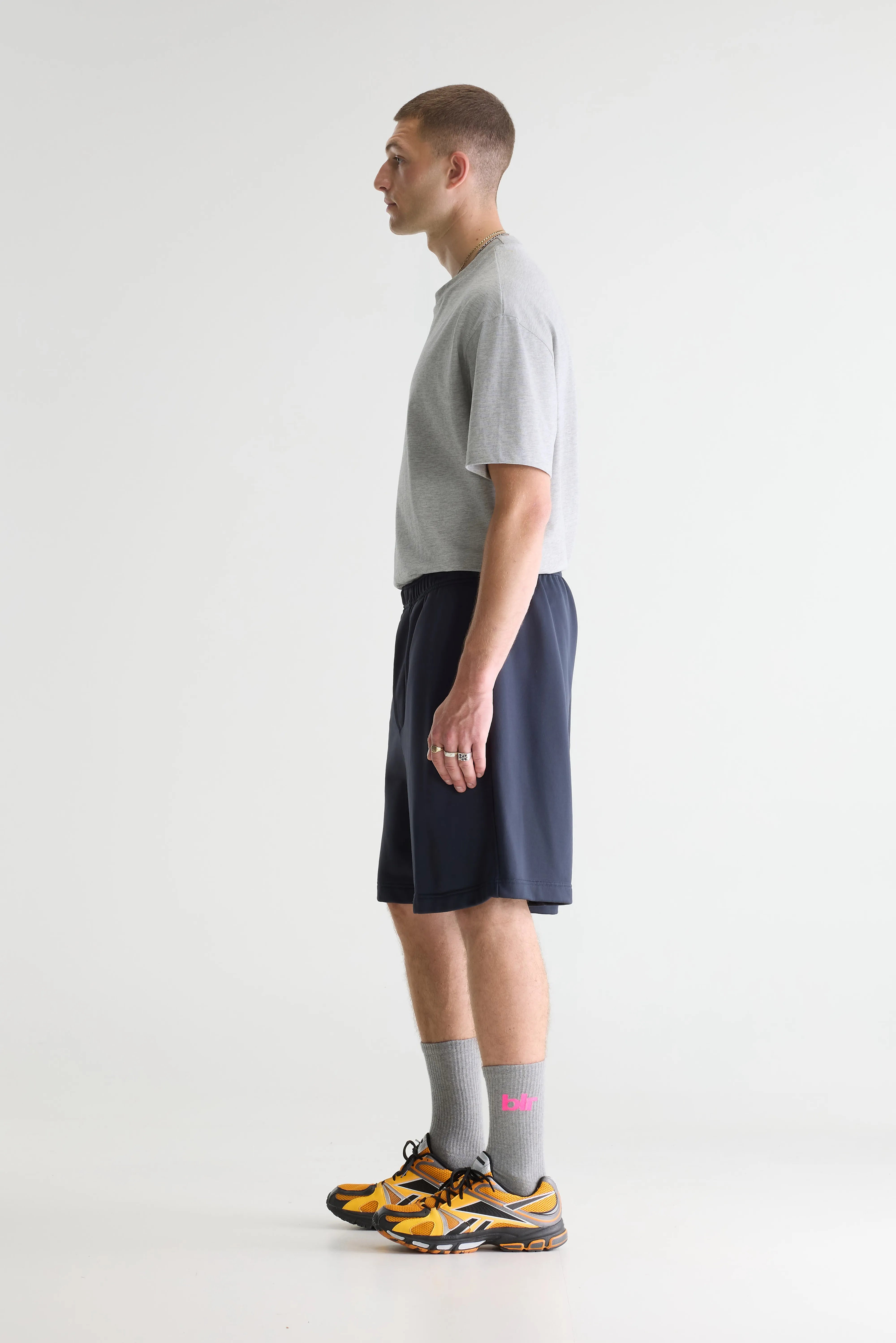 Flank Wide Shorts - Dark navy For Men | Bellerose