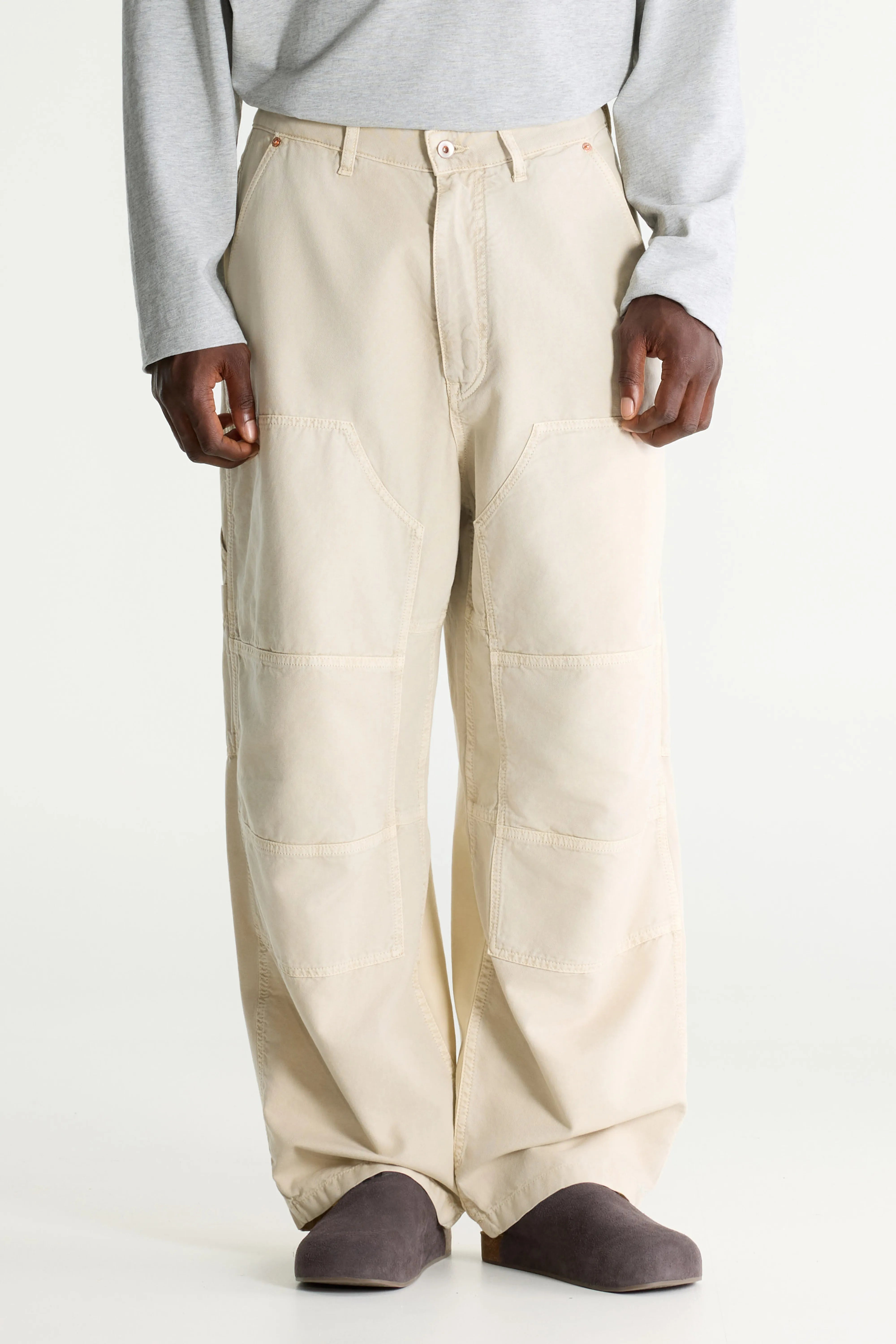 Pantalon Baggy Panga - Bone Pour Homme | Bellerose