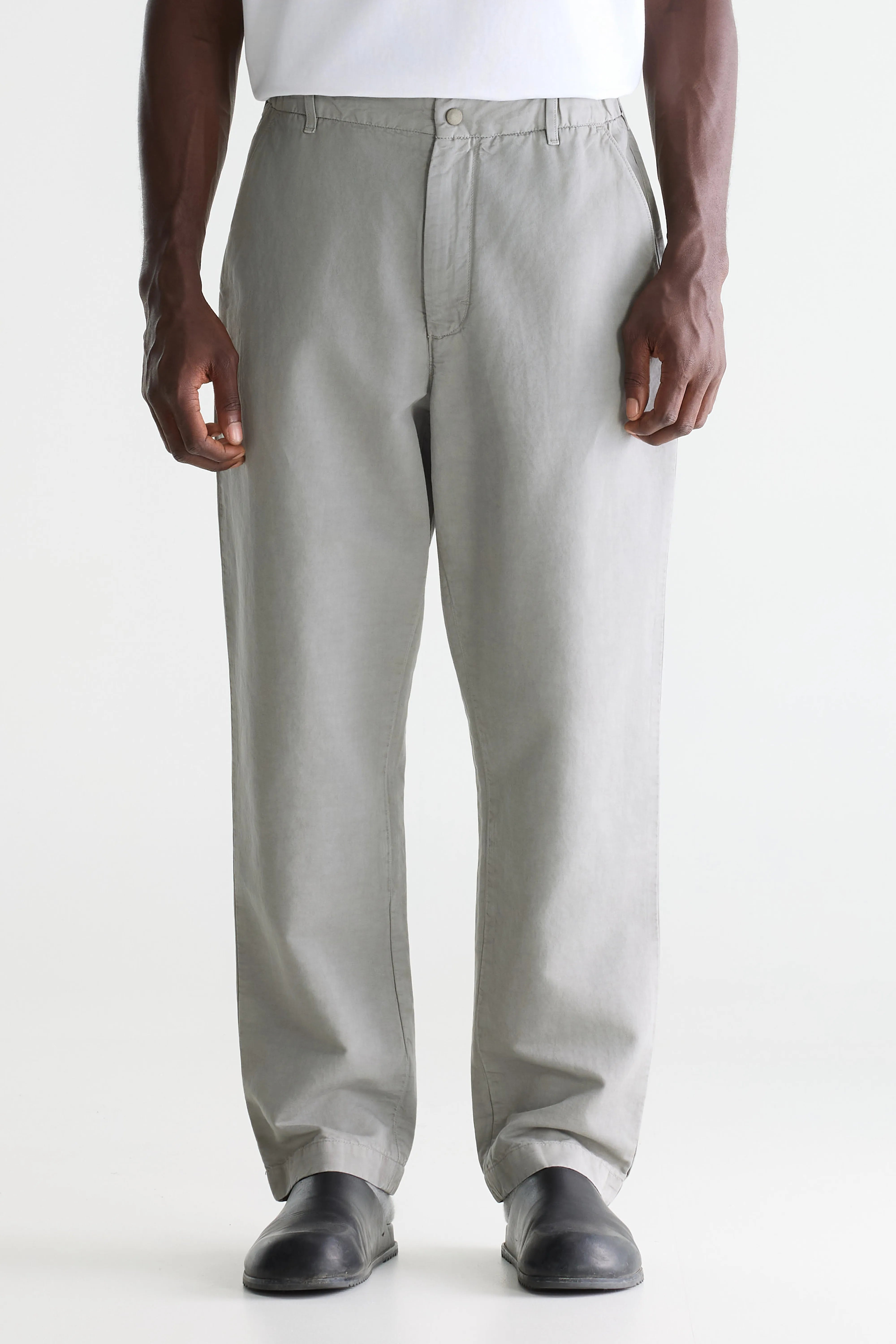 Paynt Relaxed Trousers - Concrete For Men | Bellerose