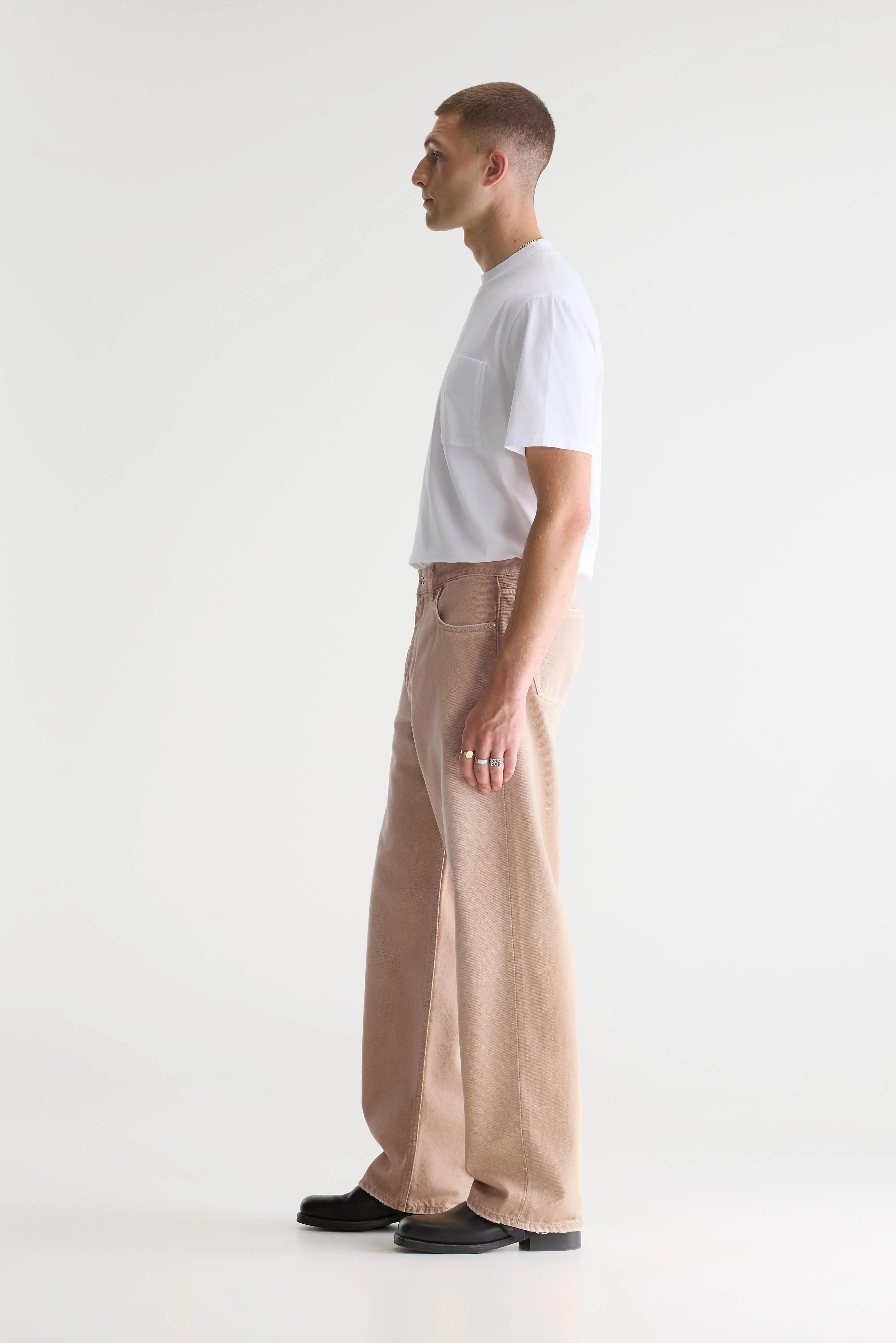 Denim N. 08 Straight Jeans - Bone For Men | Bellerose