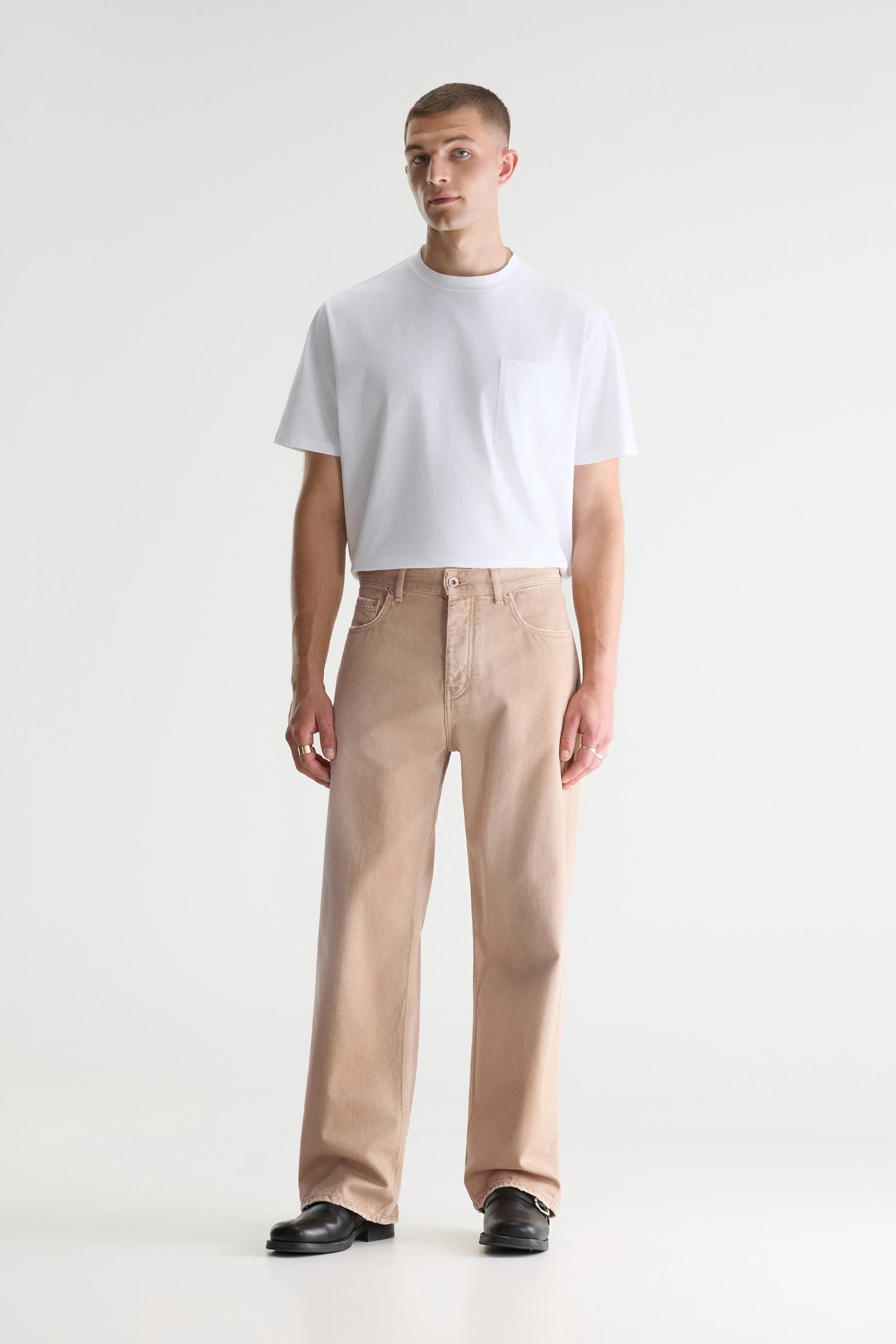 Denim N. 08 Straight Jeans - Bone For Men | Bellerose