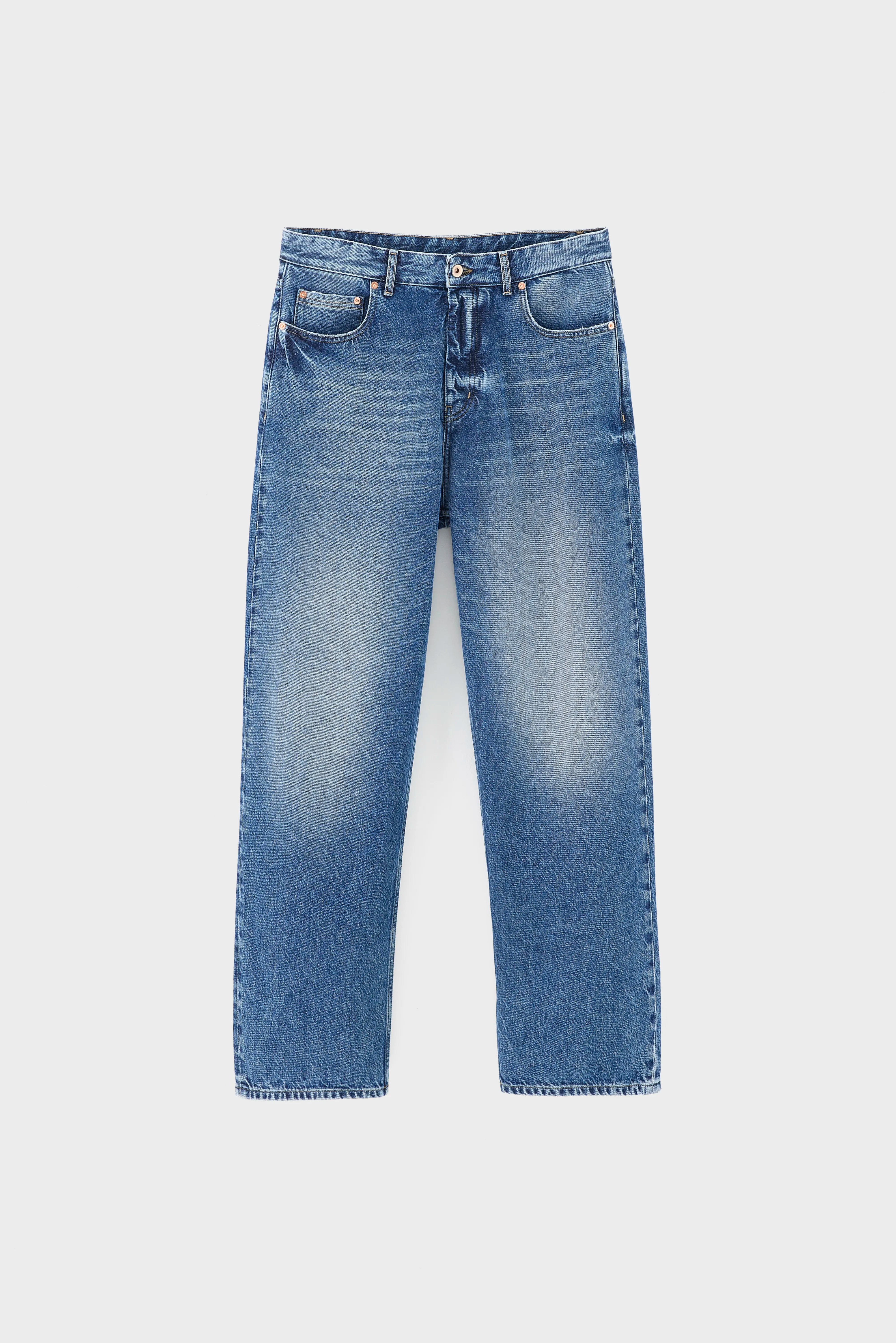 Denim N. 08 Rechte Jeans - Md blue marble Voor Heren | Bellerose