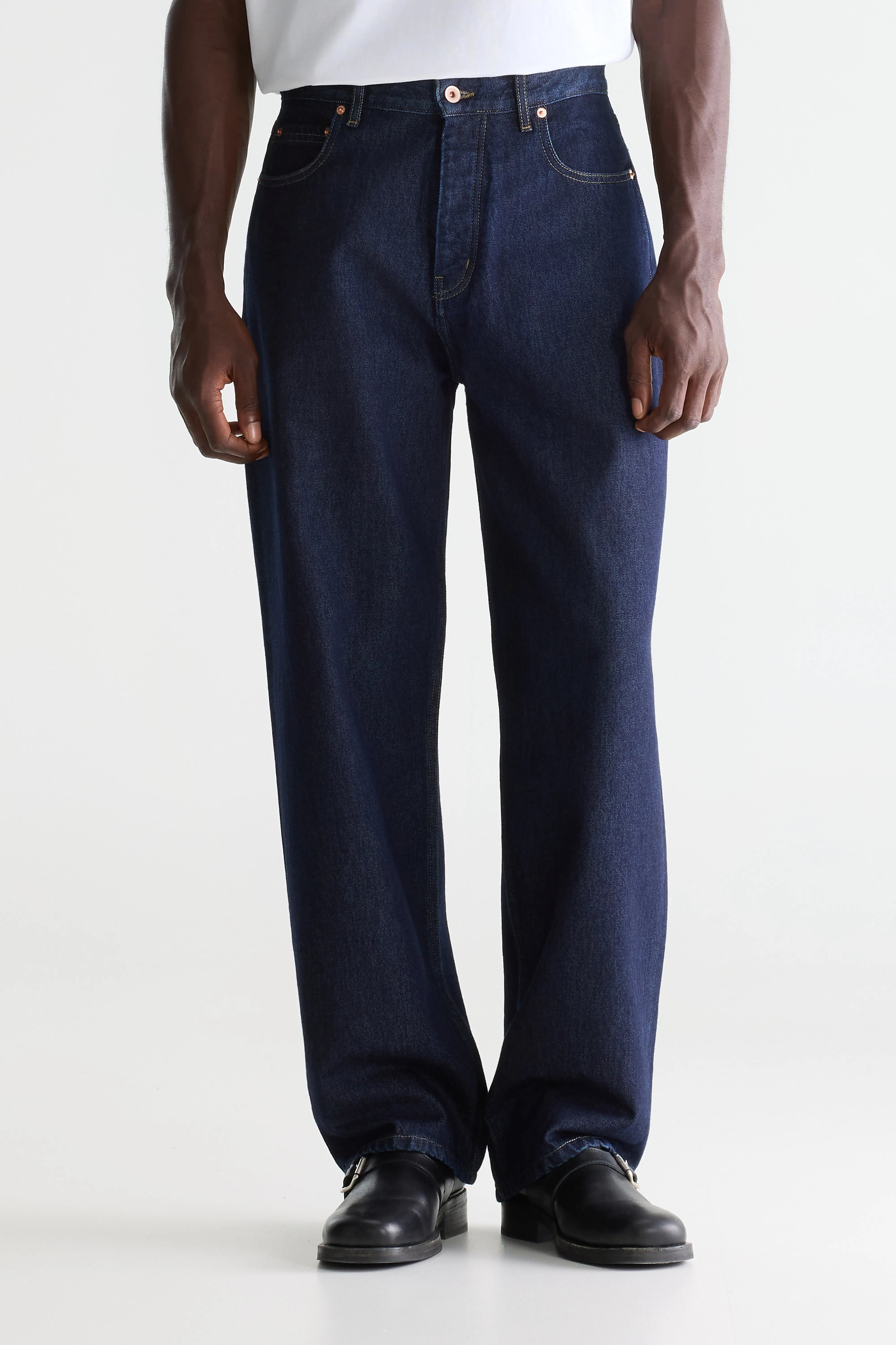 Denim N. 08 Straight Jeans - Blue rinse For Men | Bellerose