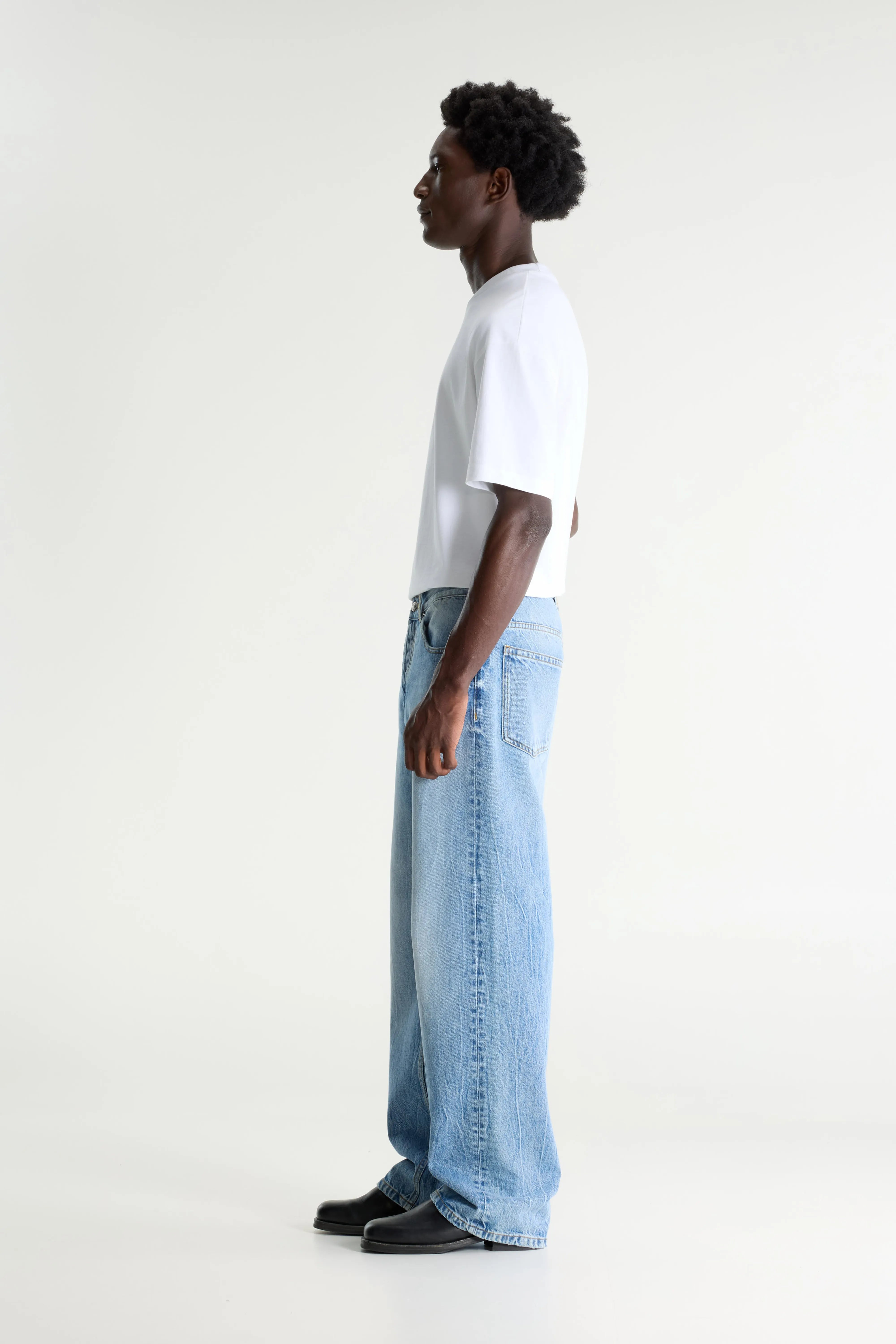 Denim N. 05 - Wide Jeans - Vintage blue For Men | Bellerose
