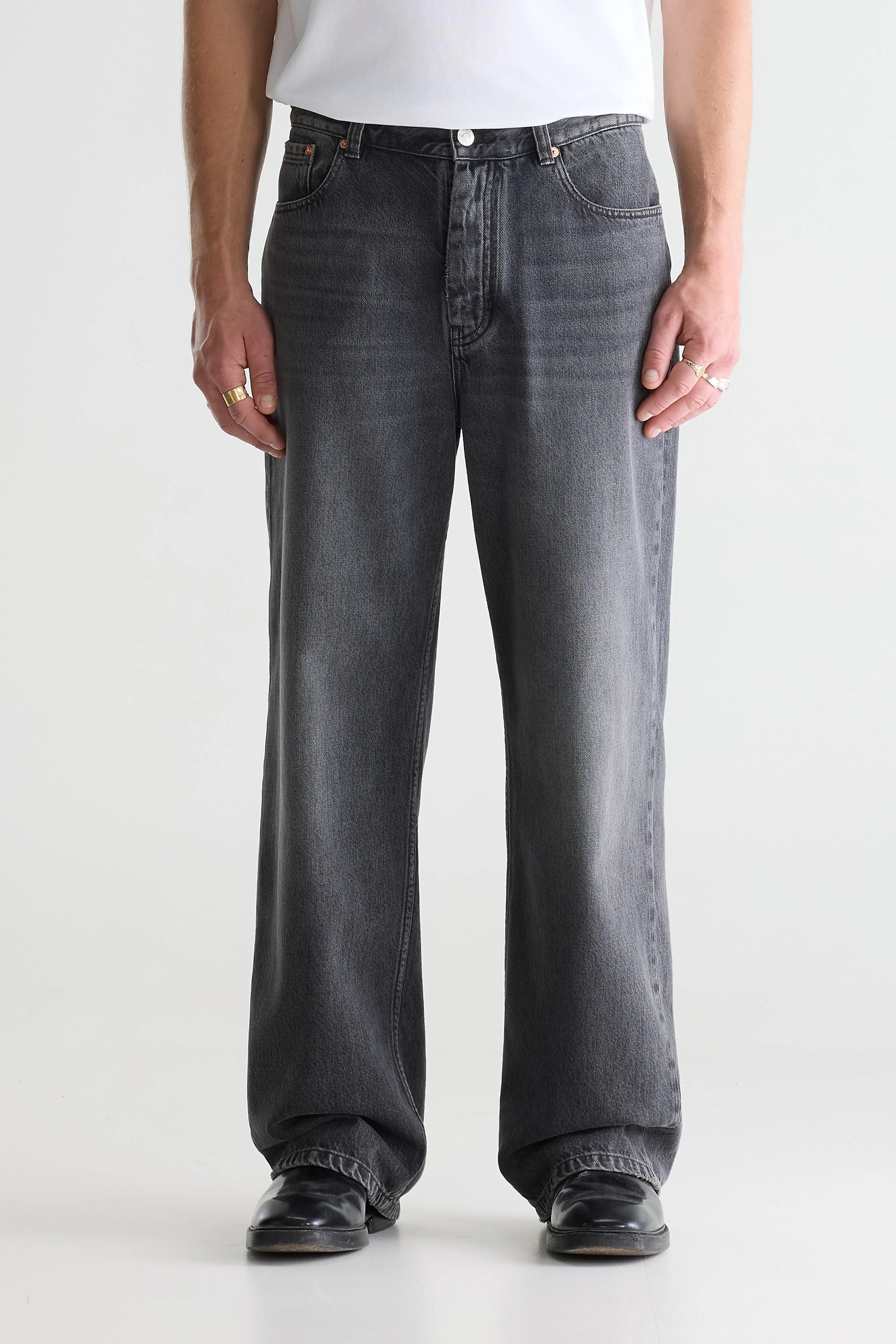 Denim N. 05 Jean Large - Black stone Pour Homme | Bellerose