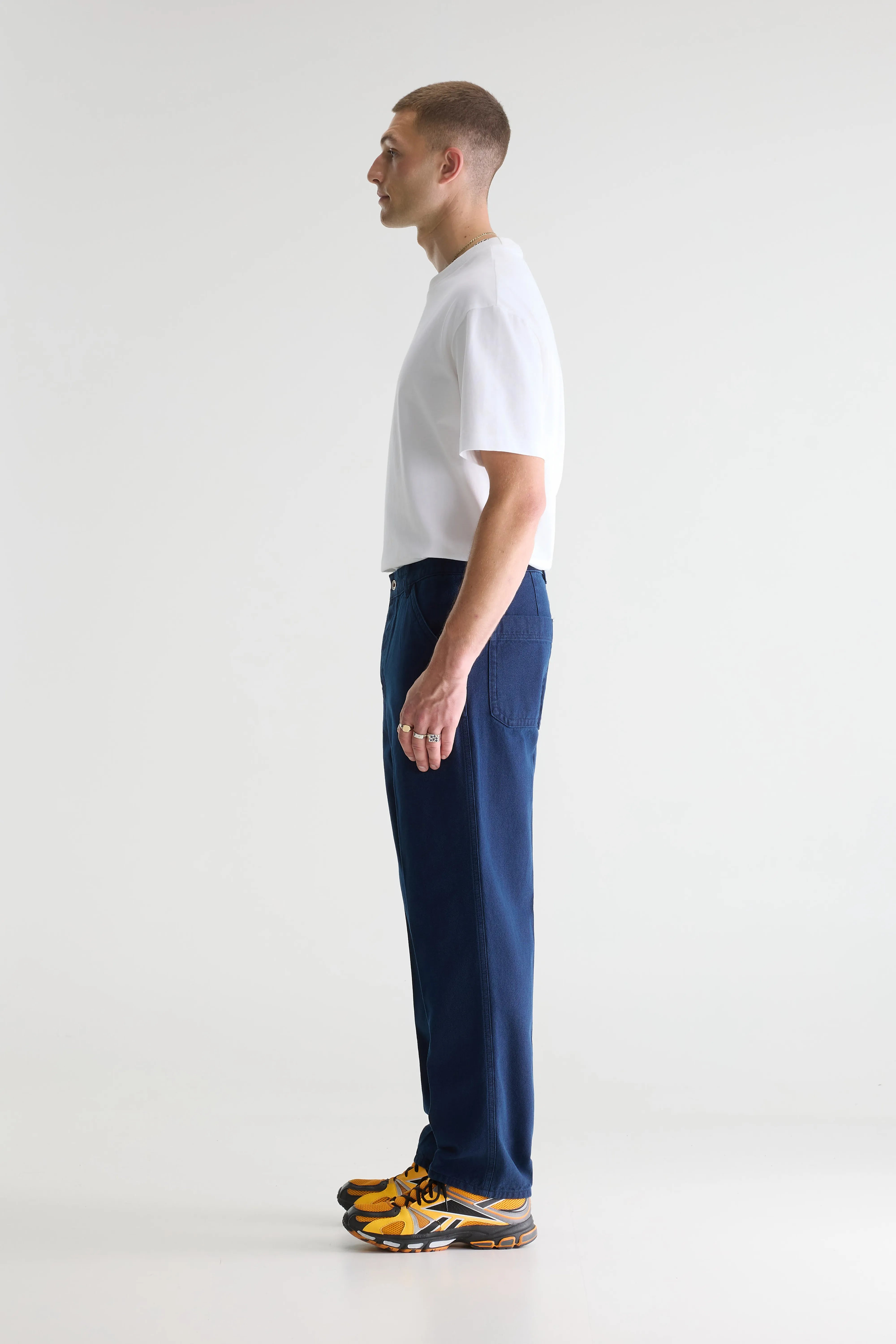 Prior relaxed trousers (261 / M / INDIGO)