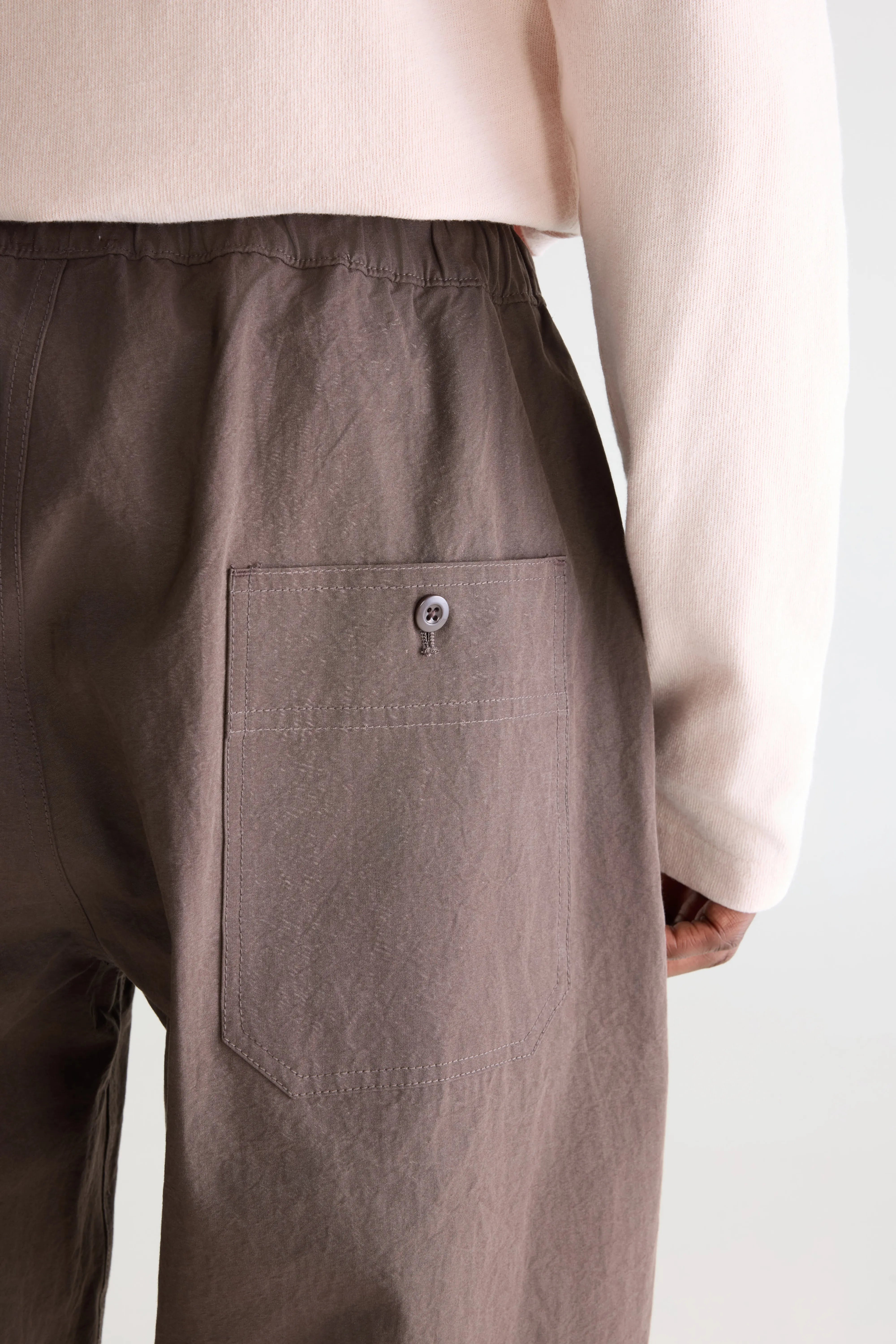 Julius baggy trousers (261 / M / CHESTNUT)