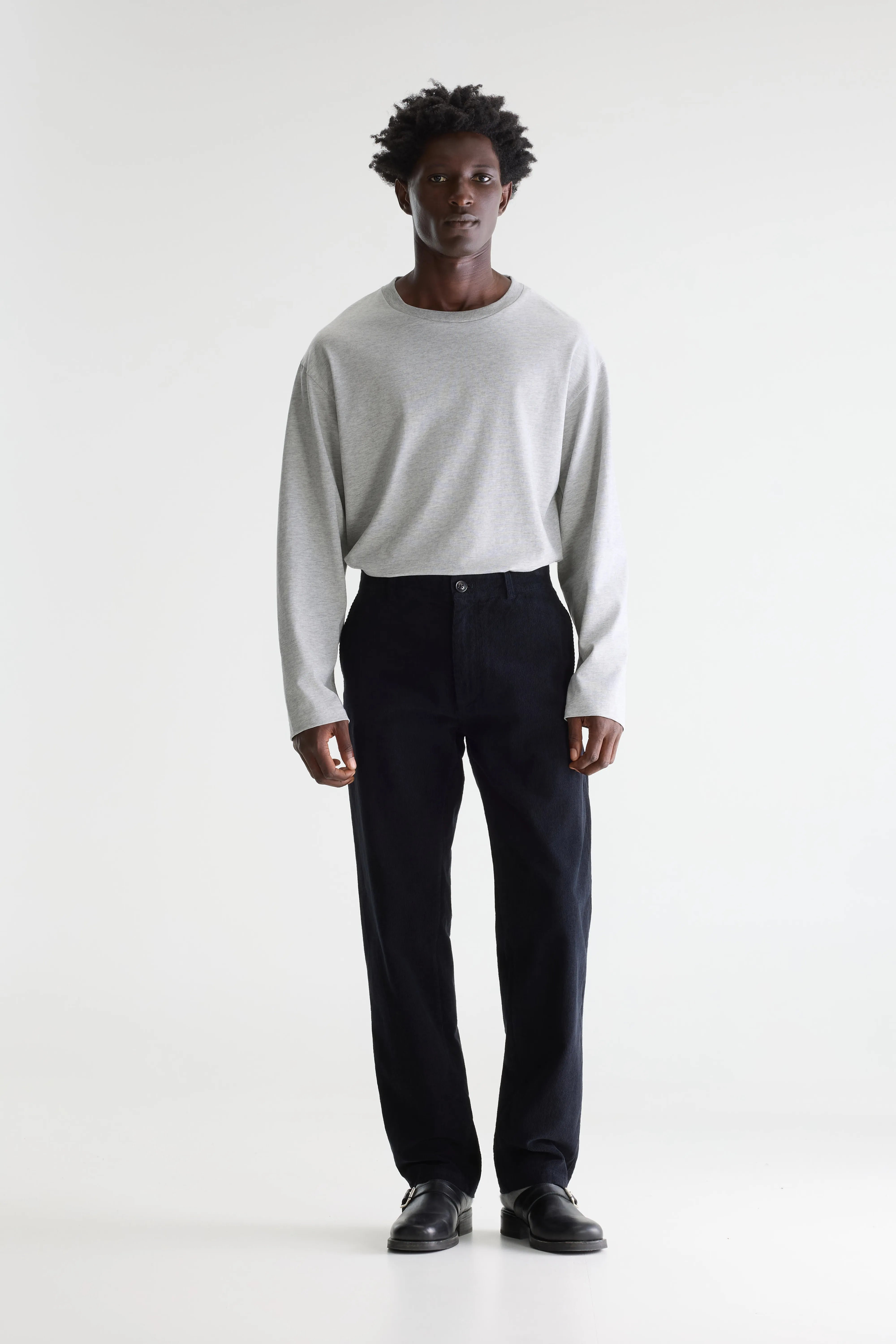 Pantalon Chino En Velours Côtelé Jagger - Navy Pour Homme | Bellerose