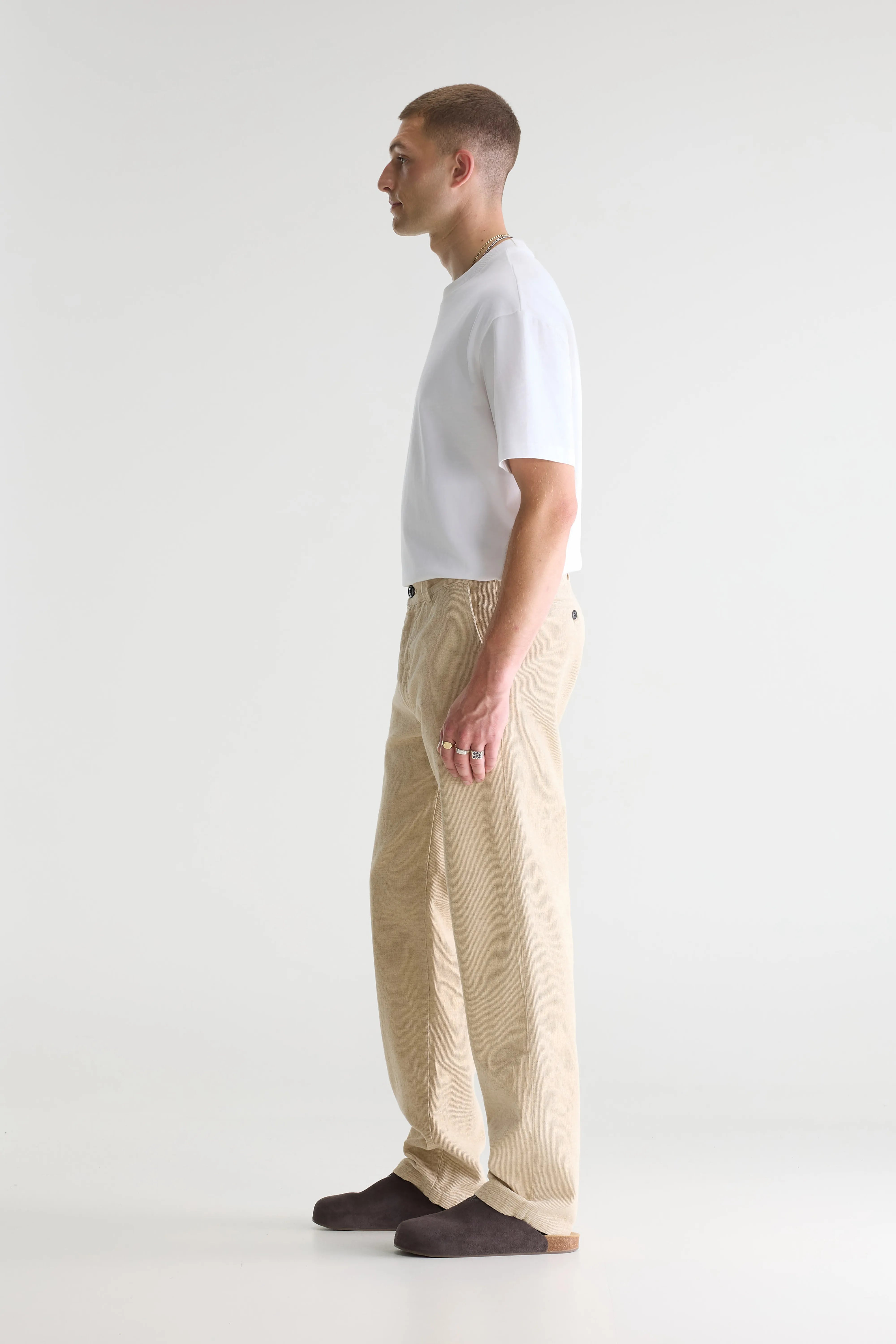 Jagger corduroy chino broek (261 / M / CALCAIRE)