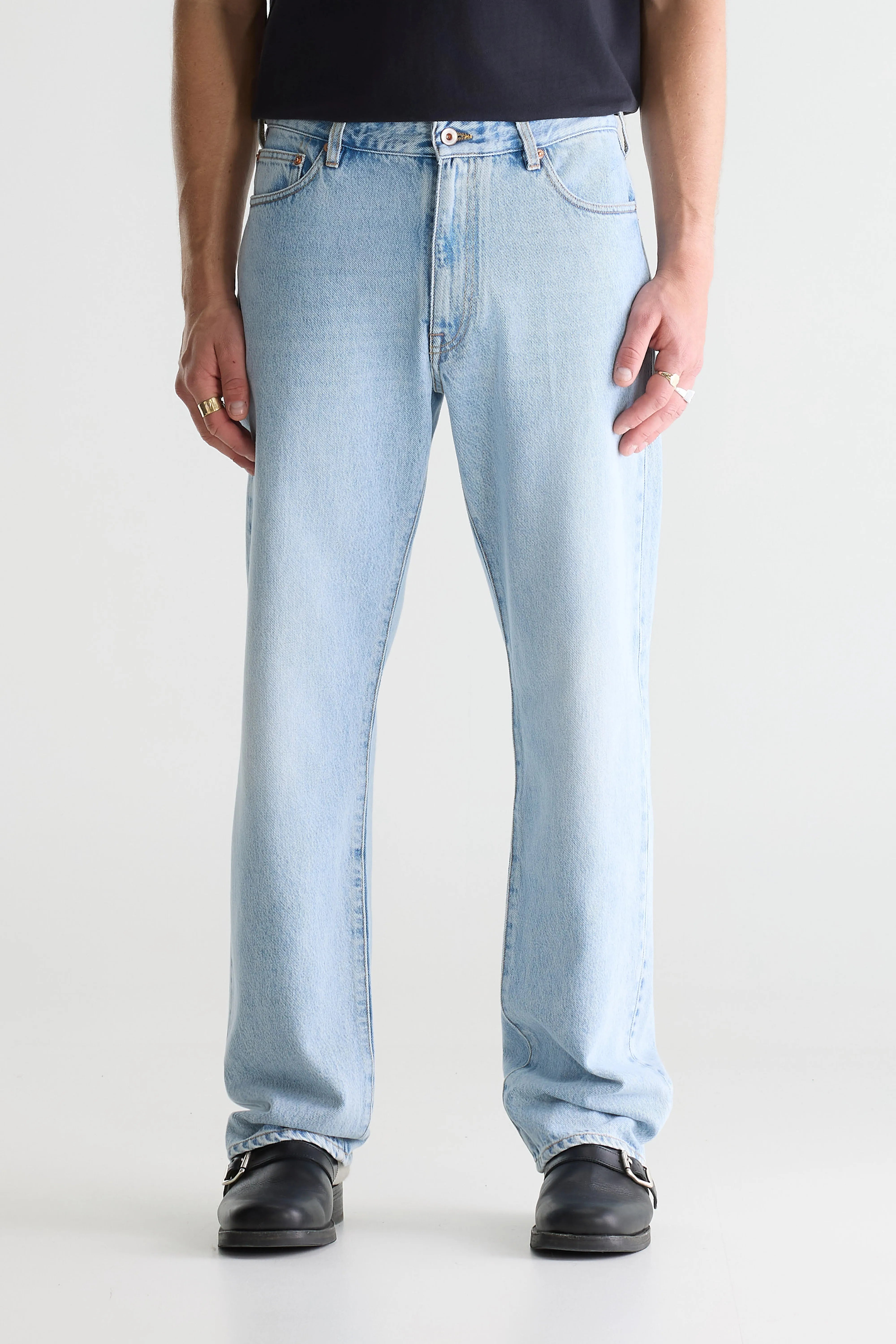 Denim N. 09 Jean Droit - Used lt blue Pour Homme | Bellerose