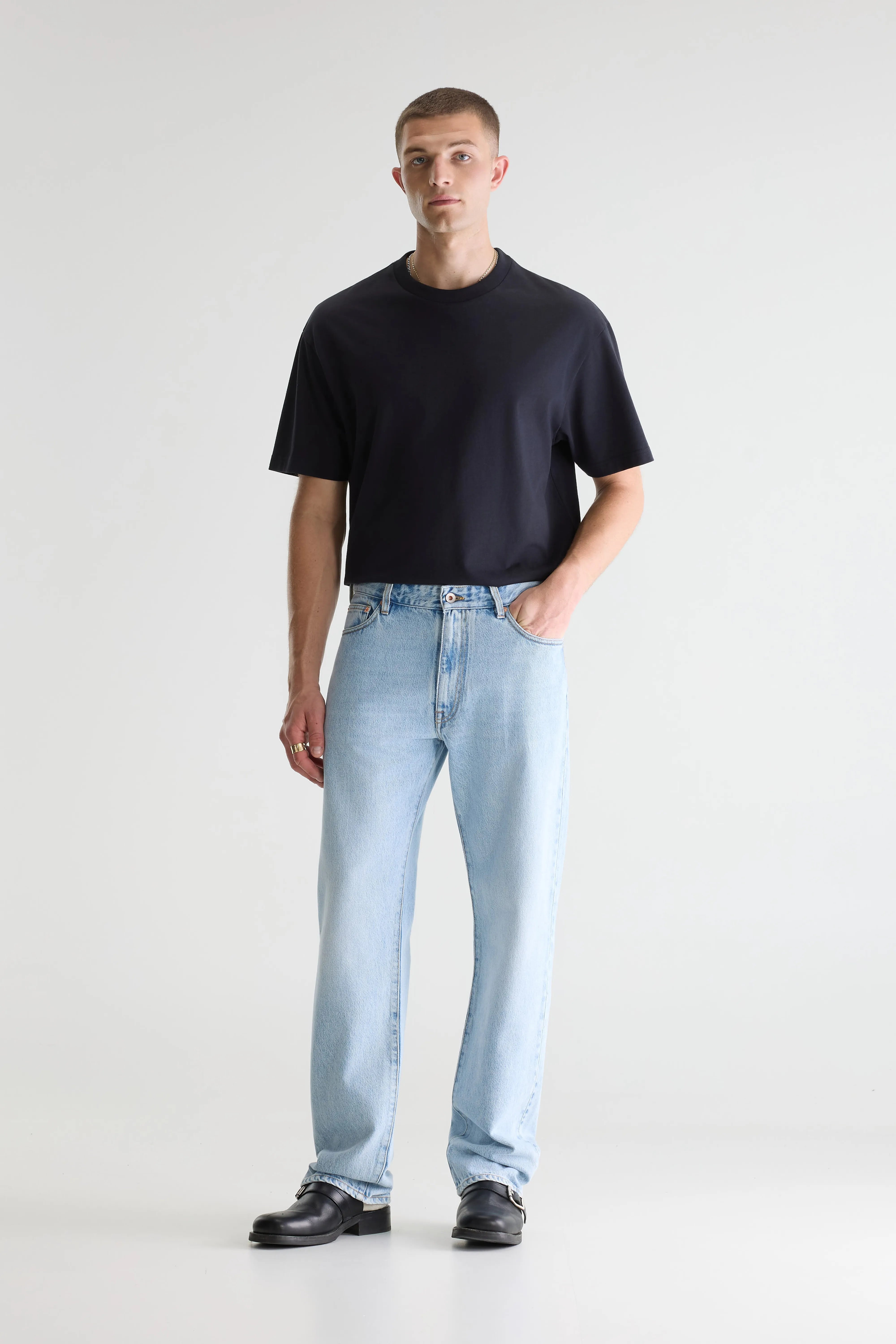 Denim N. 09 Jean Droit - Used lt blue Pour Homme | Bellerose