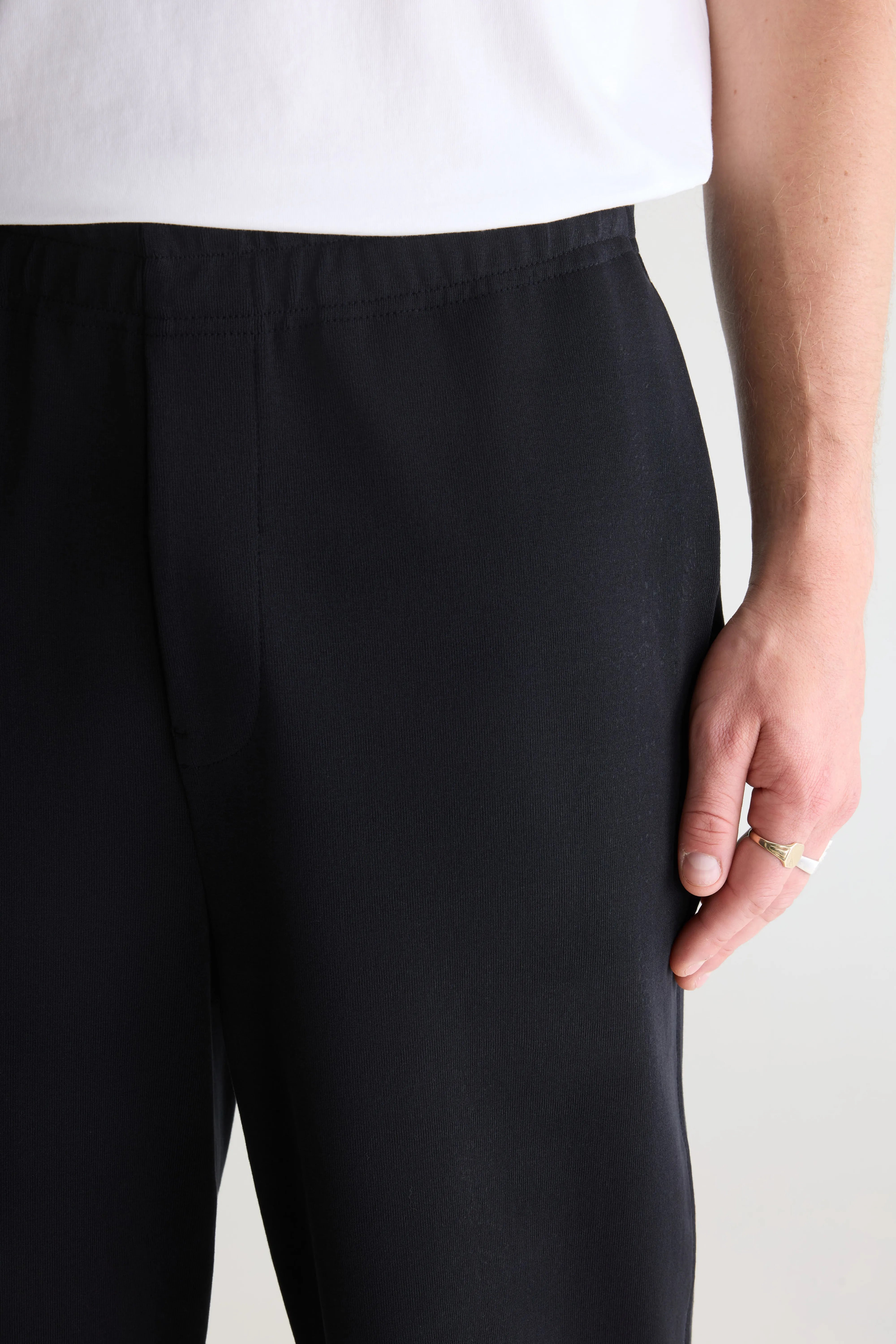 Flown wijde joggingbroek (261 / M / BLACK)