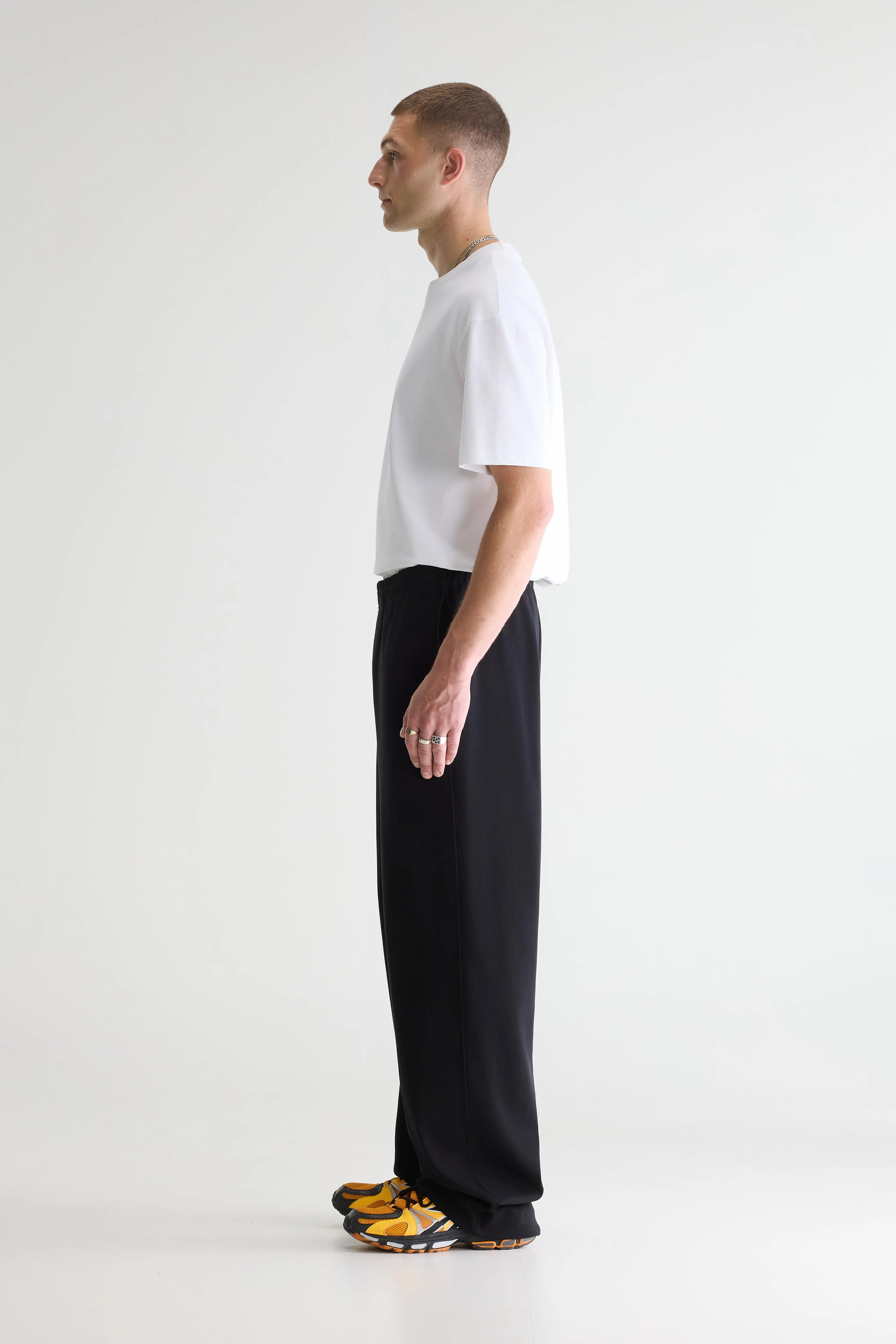 Flown wijde joggingbroek (261 / M / BLACK)