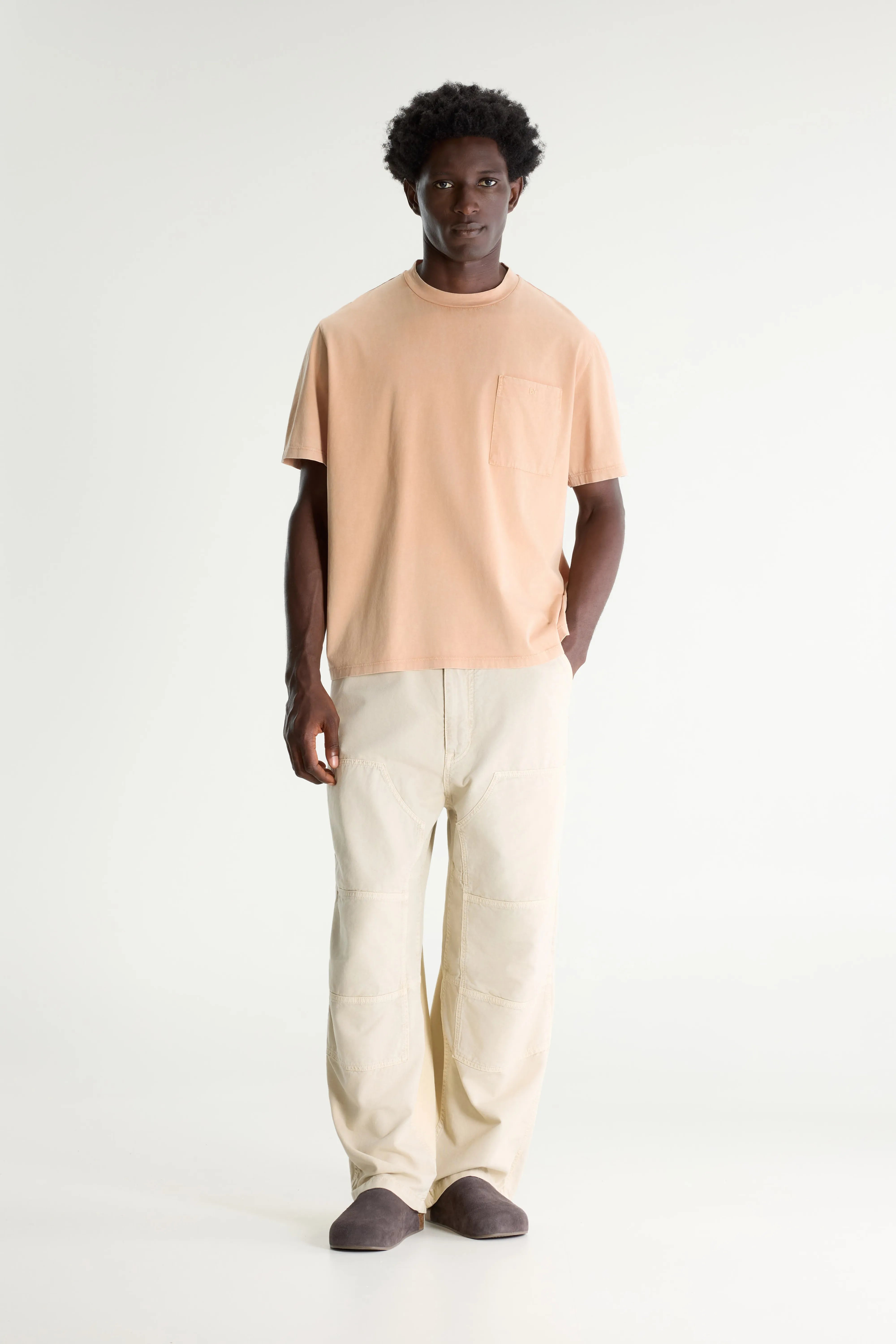 Video relaxed t-shirt  (261 / M / CINNAMON)