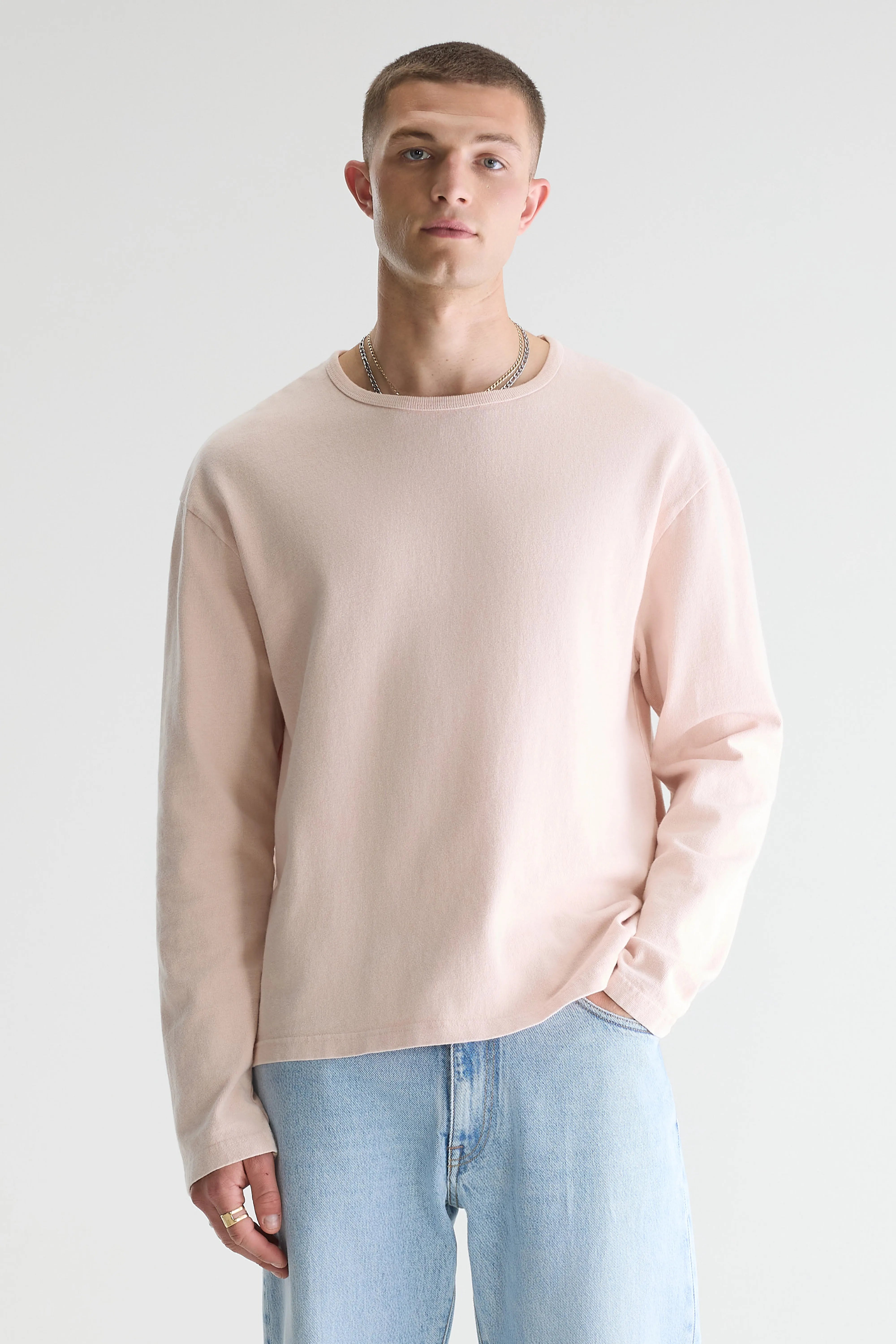 Fuller Long-sleeve T-shirt - Old pink For Men | Bellerose