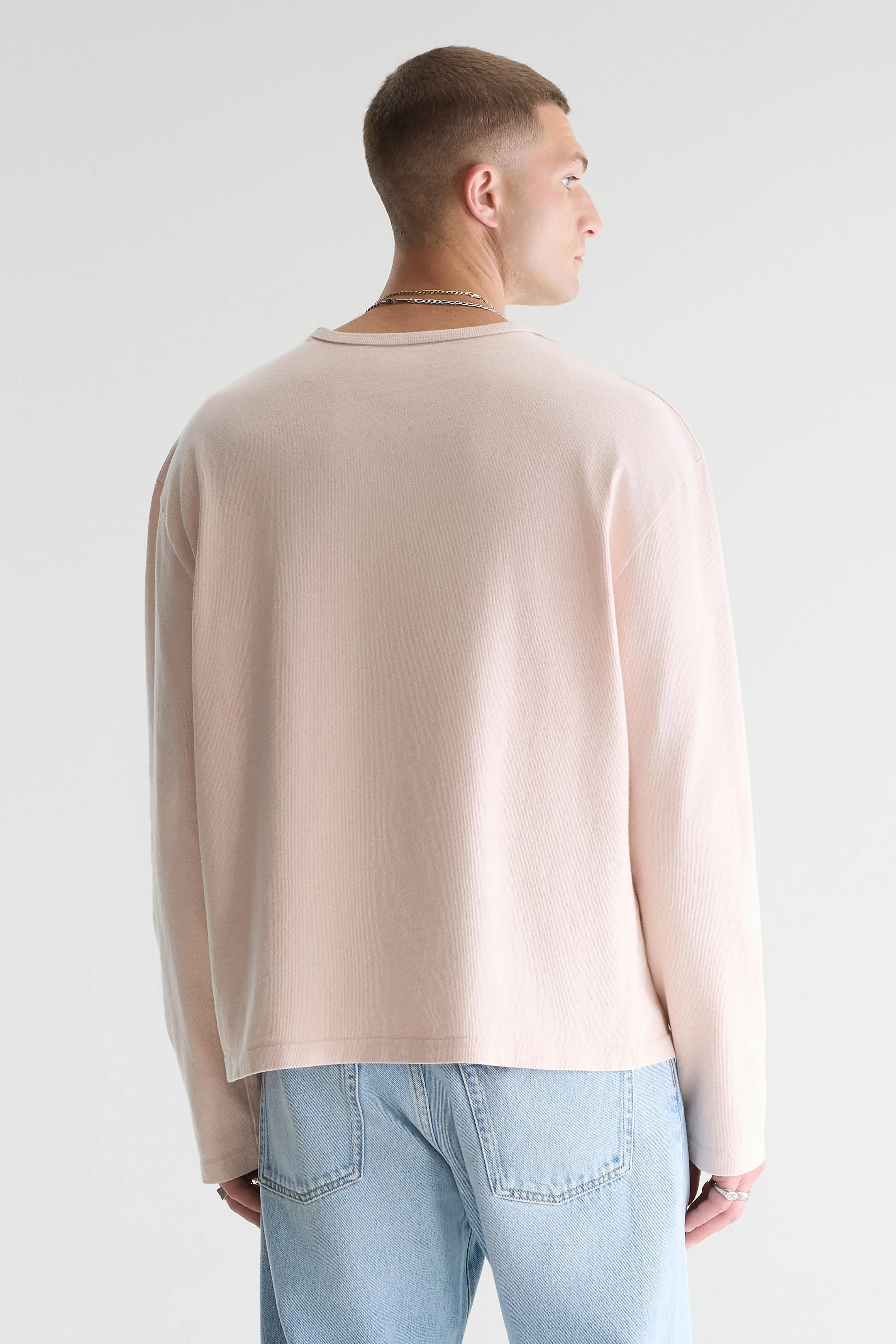 Fuller t-shirt met lange mouwen  (261 / M / OLD PINK)
