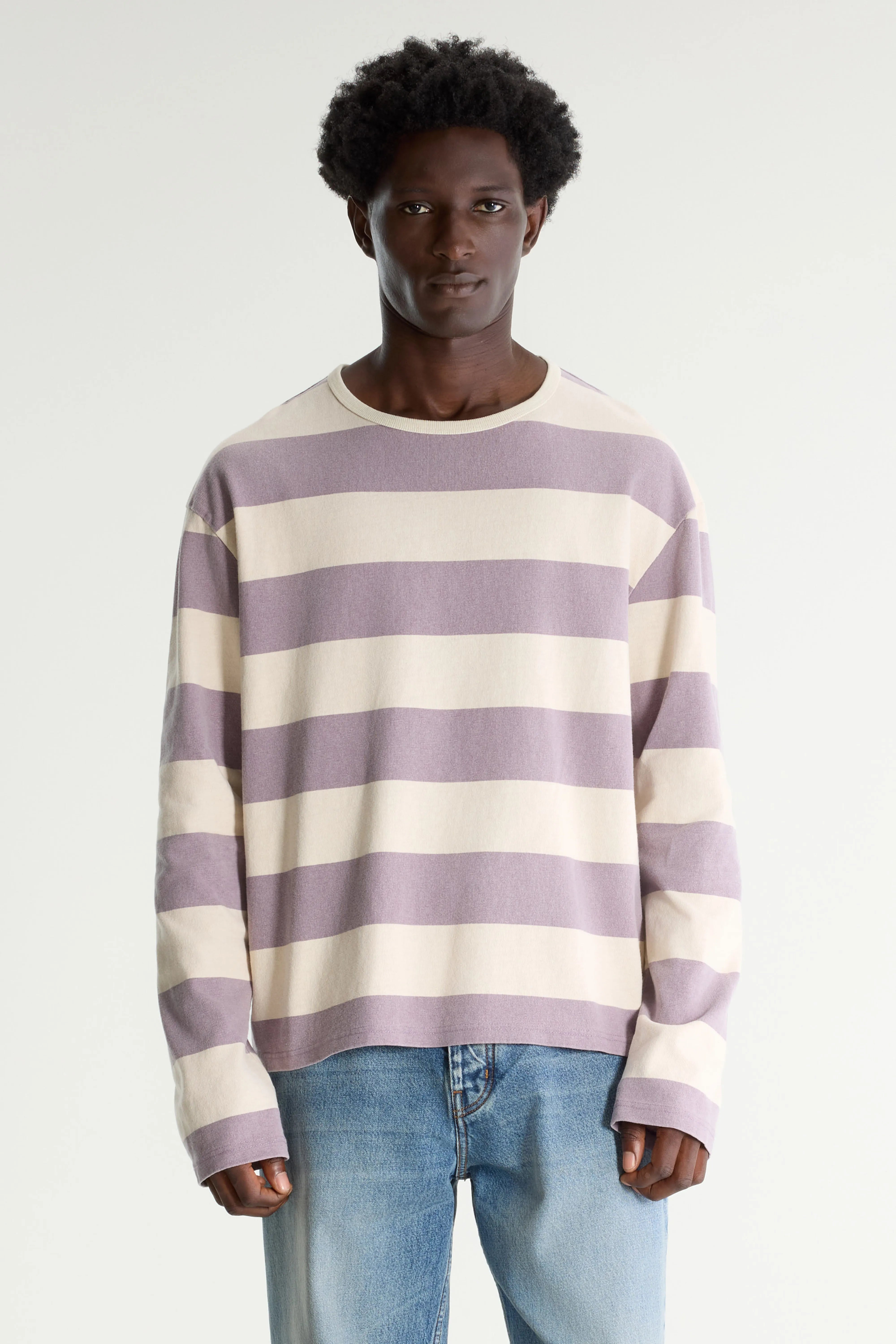 Fuller Long-sleeve T-shirt - Heather / Wan For Men | Bellerose