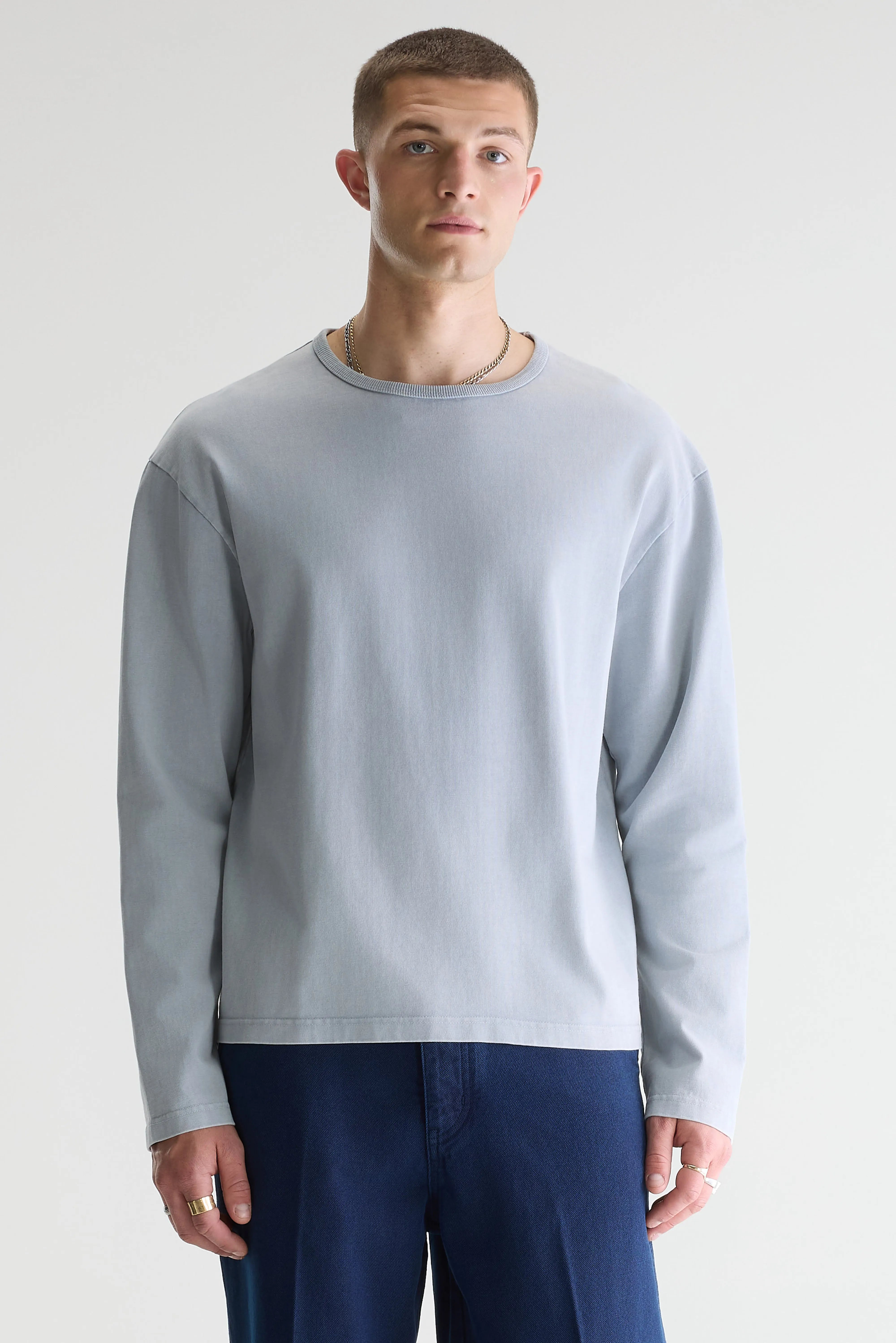 Fuller T-shirt Met Lange Mouwen - Gloomy Voor Heren | Bellerose