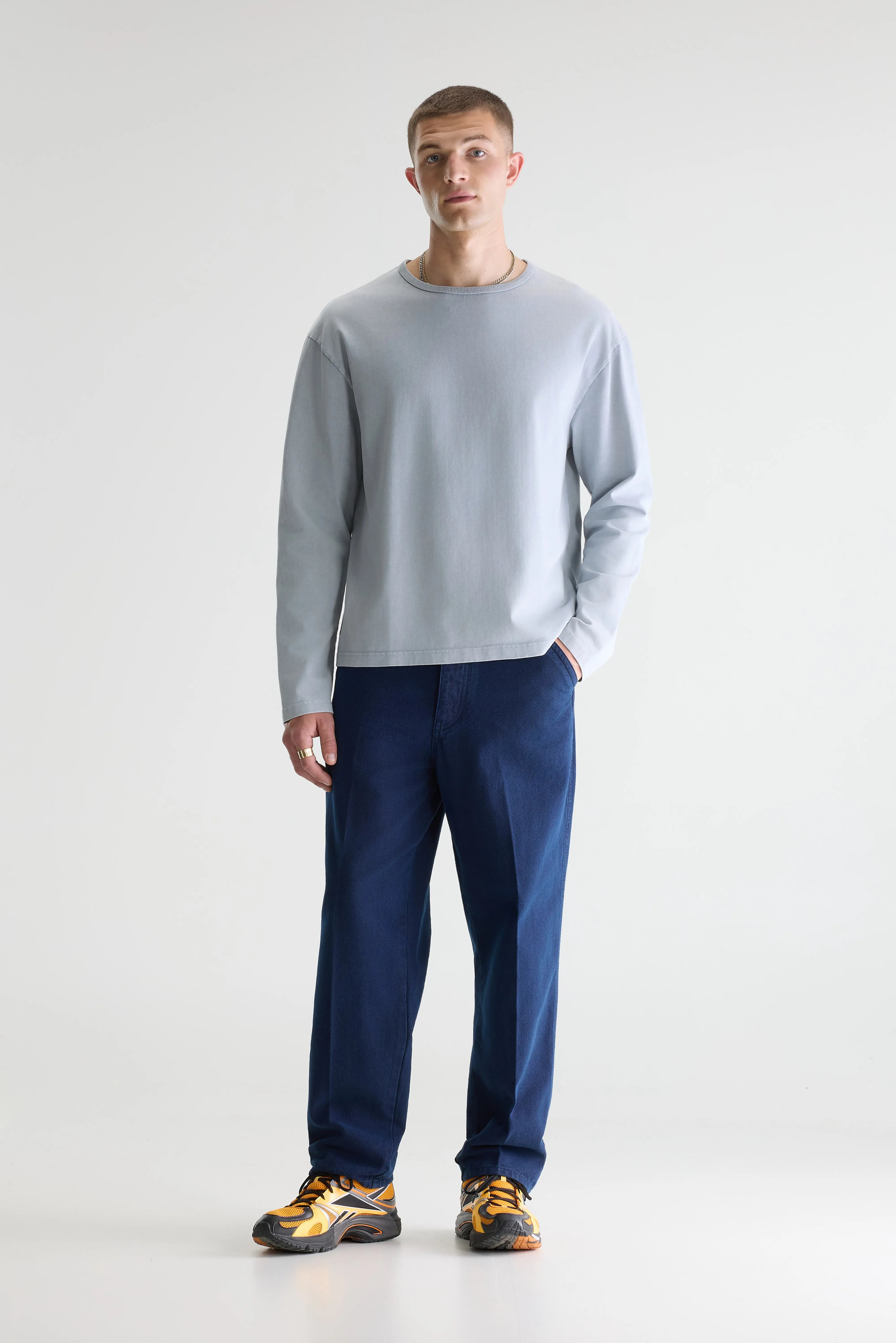 Fuller T-shirt Met Lange Mouwen - Gloomy Voor Heren | Bellerose