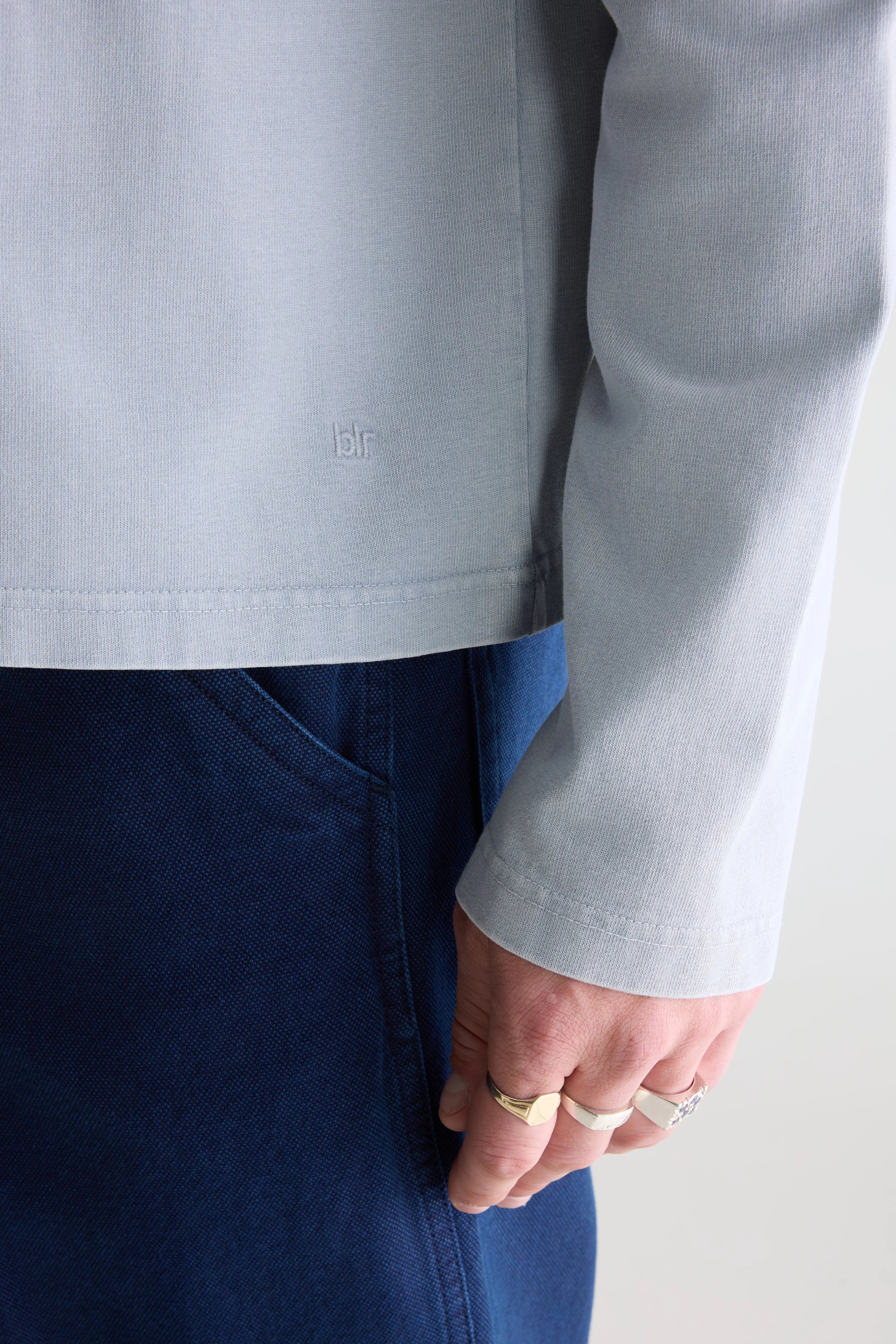 Fuller T-shirt Met Lange Mouwen - Gloomy Voor Heren | Bellerose