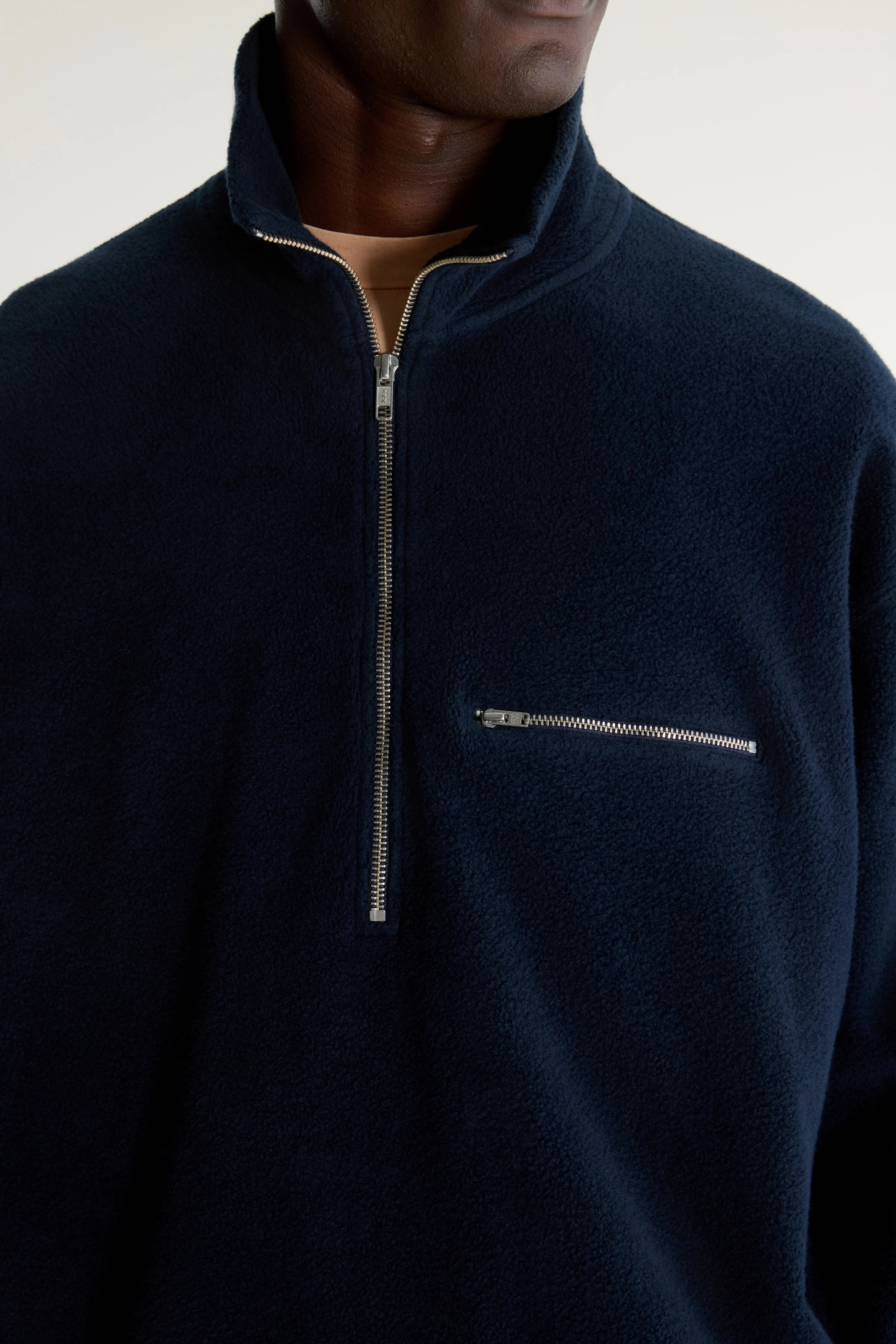 Maber Sweatshirt Met Kwartrits - Parker Voor Heren | Bellerose