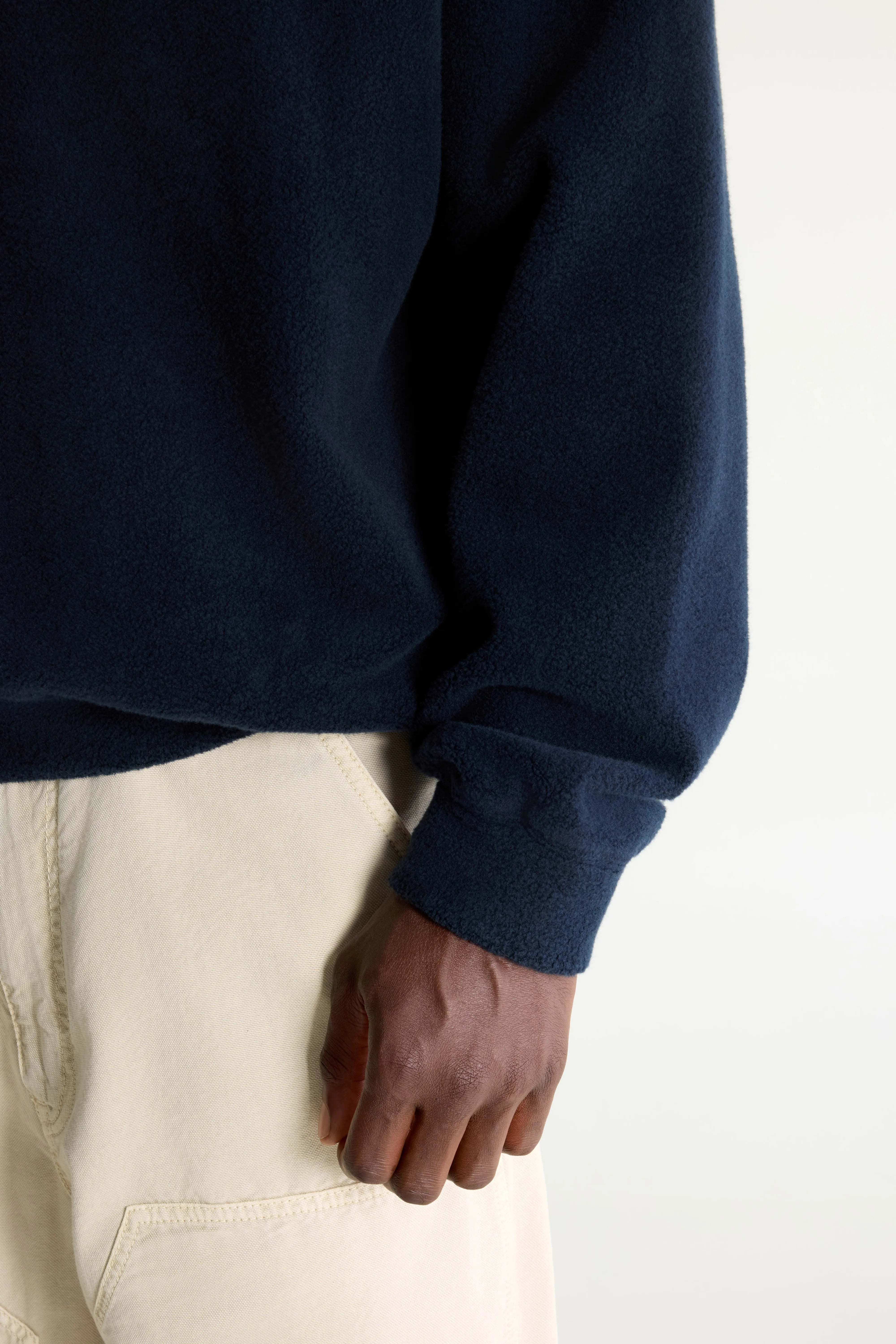 Maber Sweatshirt Met Kwartrits - Parker Voor Heren | Bellerose