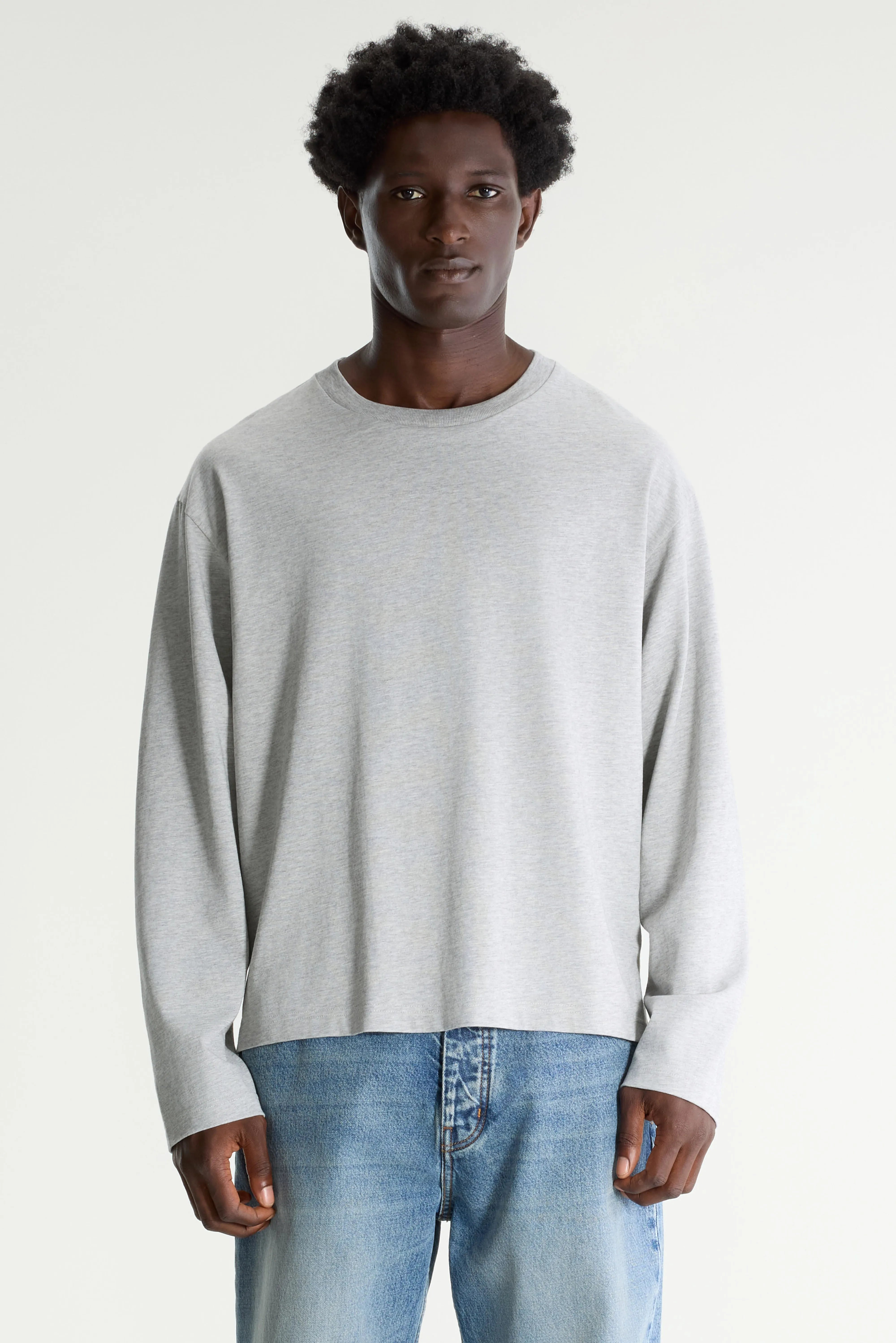 Vlugi Long-sleeve T-shirt - H. grey For Men | Bellerose