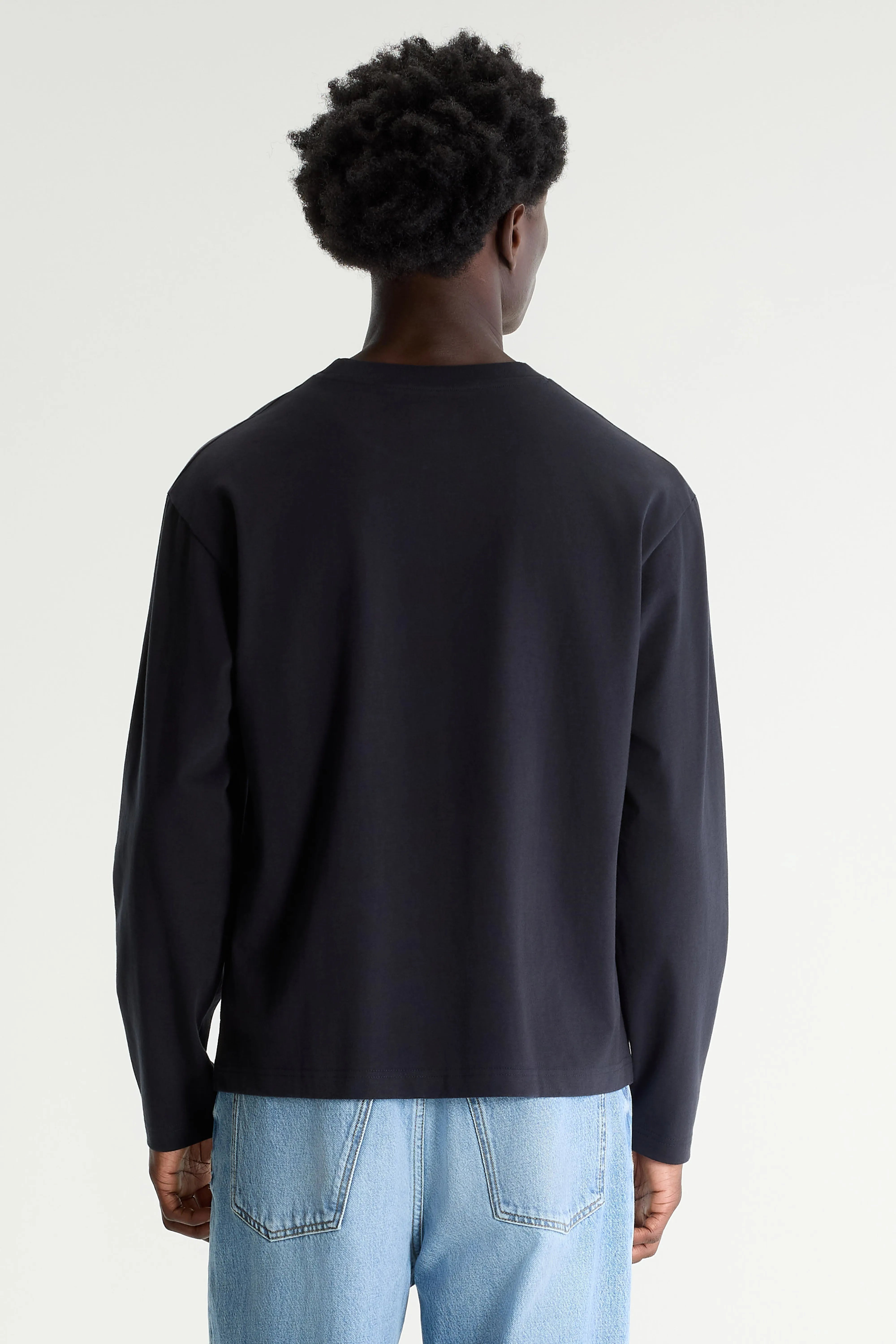 Vlugi t-shirt met lange mouwen (261 / M / NAVY)