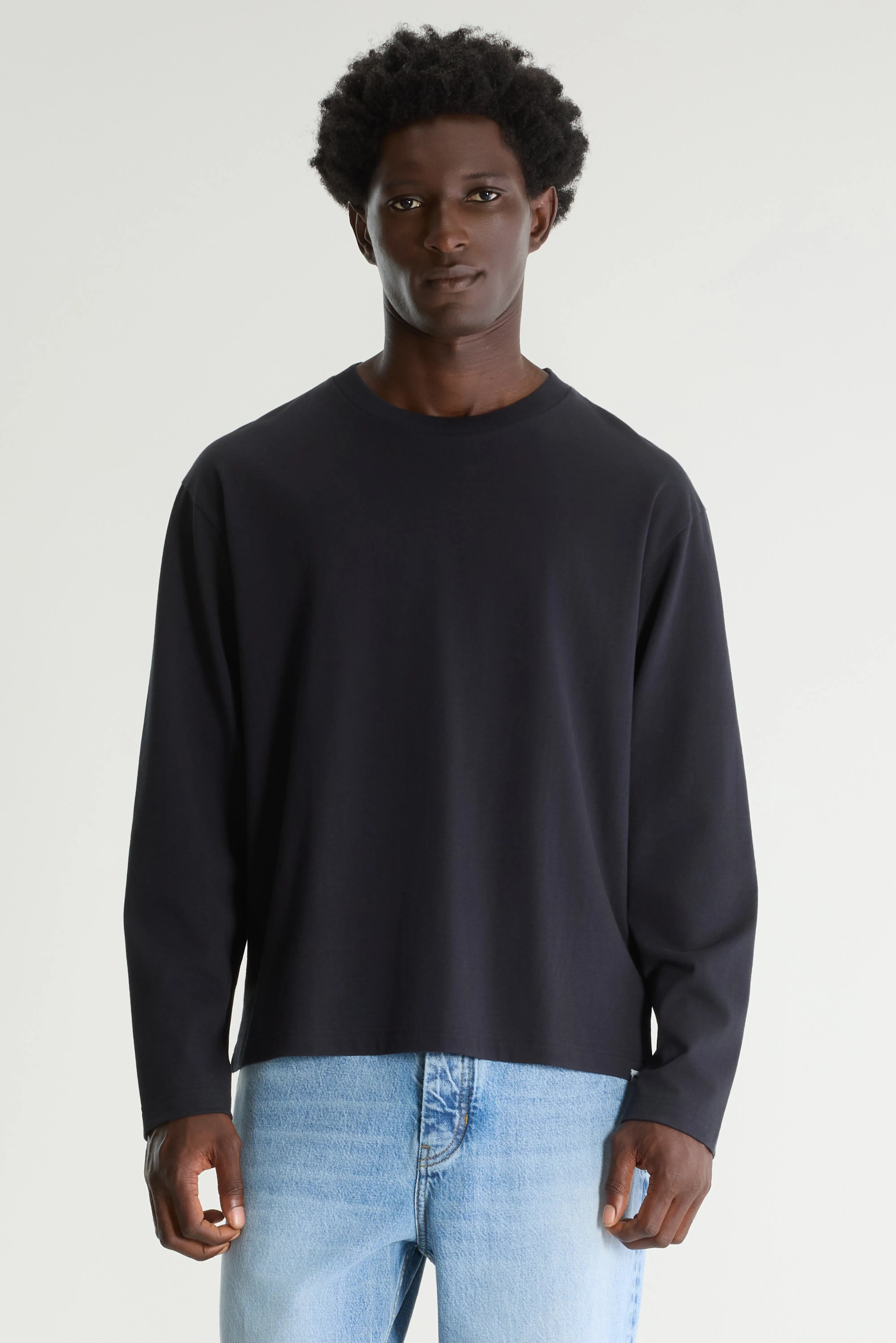 Vlugi Long-sleeve T-shirt - Navy For Men | Bellerose