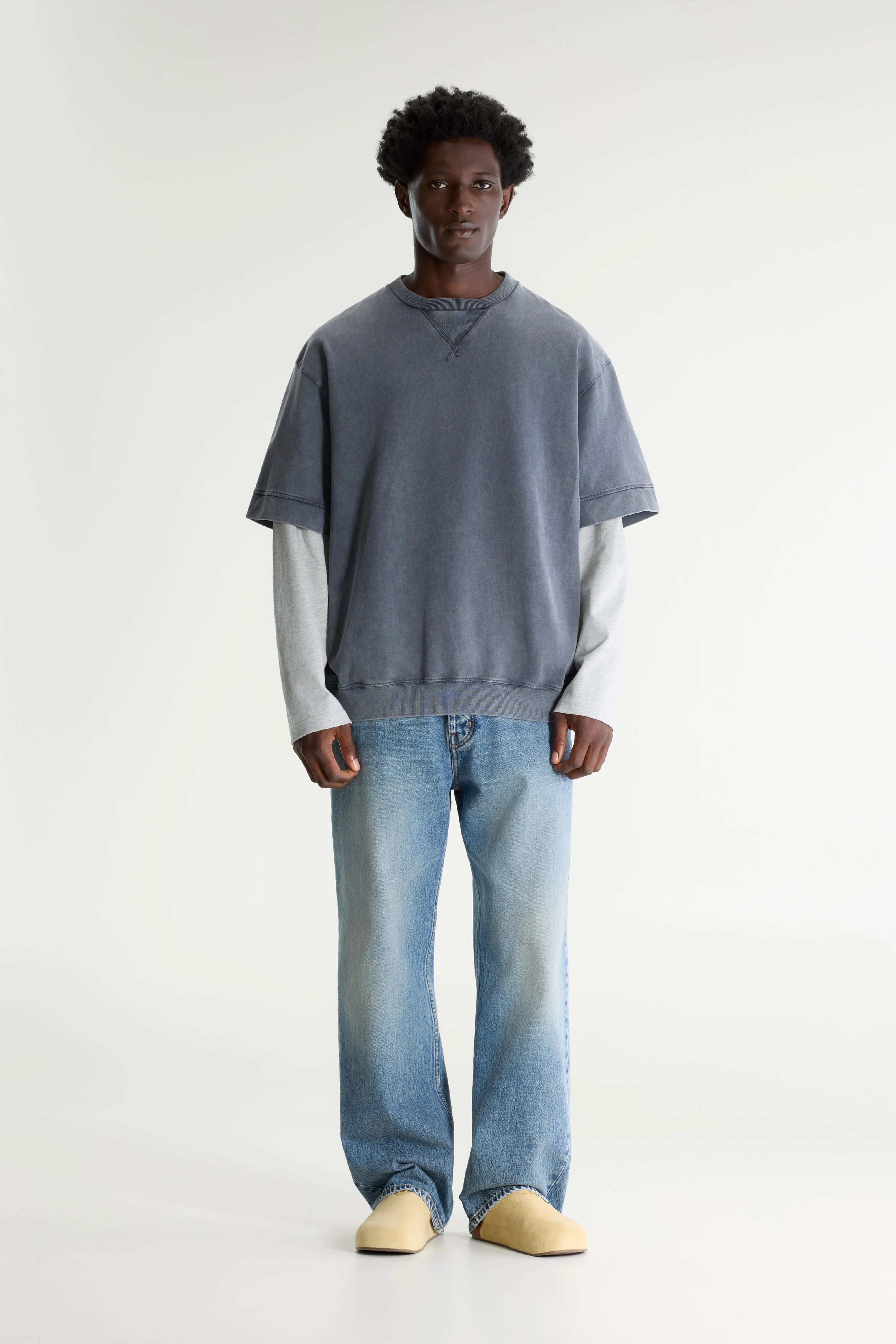 T-shirt À Manches Courtes Fantom - Navy Pour Homme | Bellerose