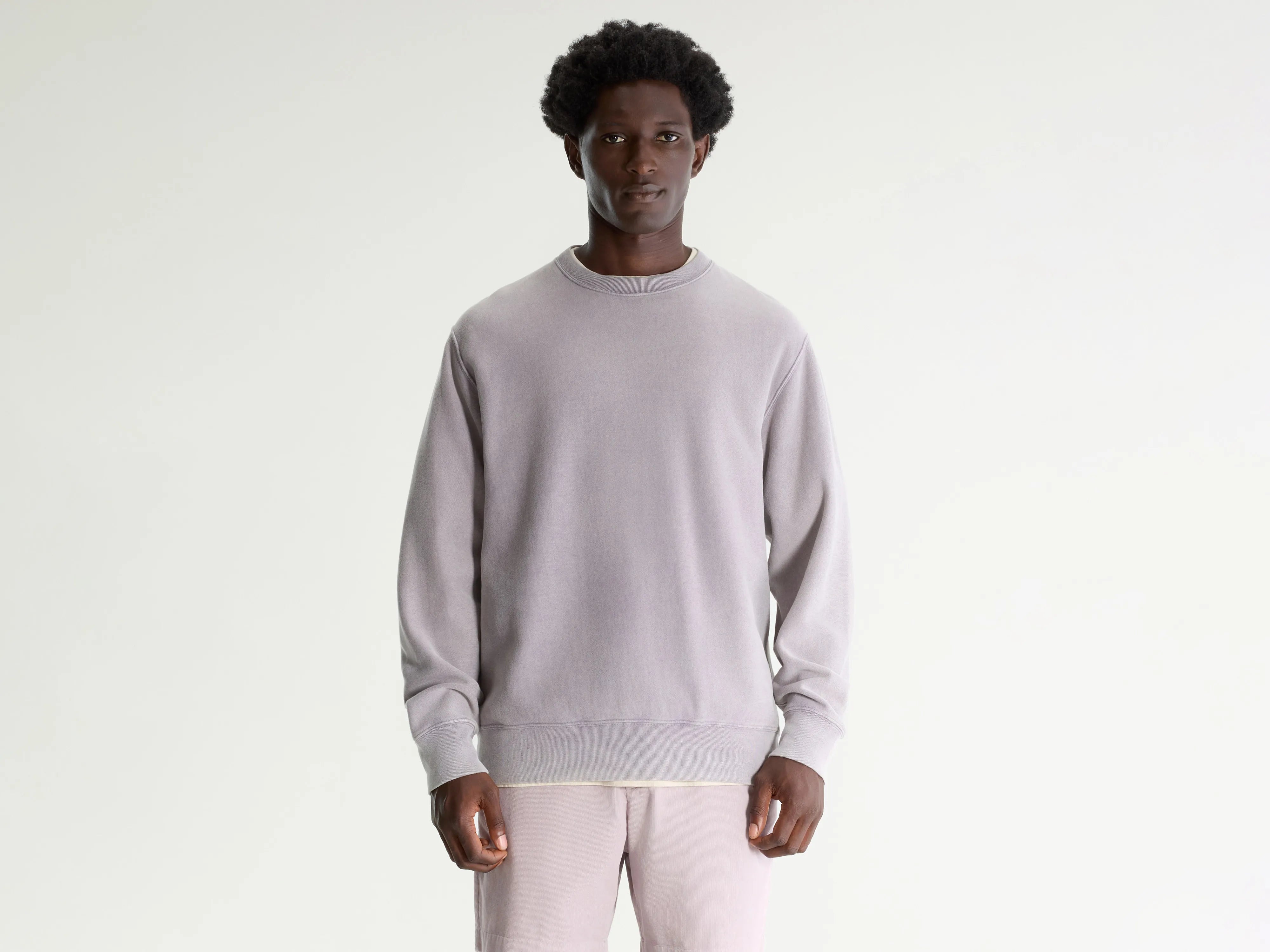 Flake sweatshirt met ronde hals (261 / M / HEATHER)