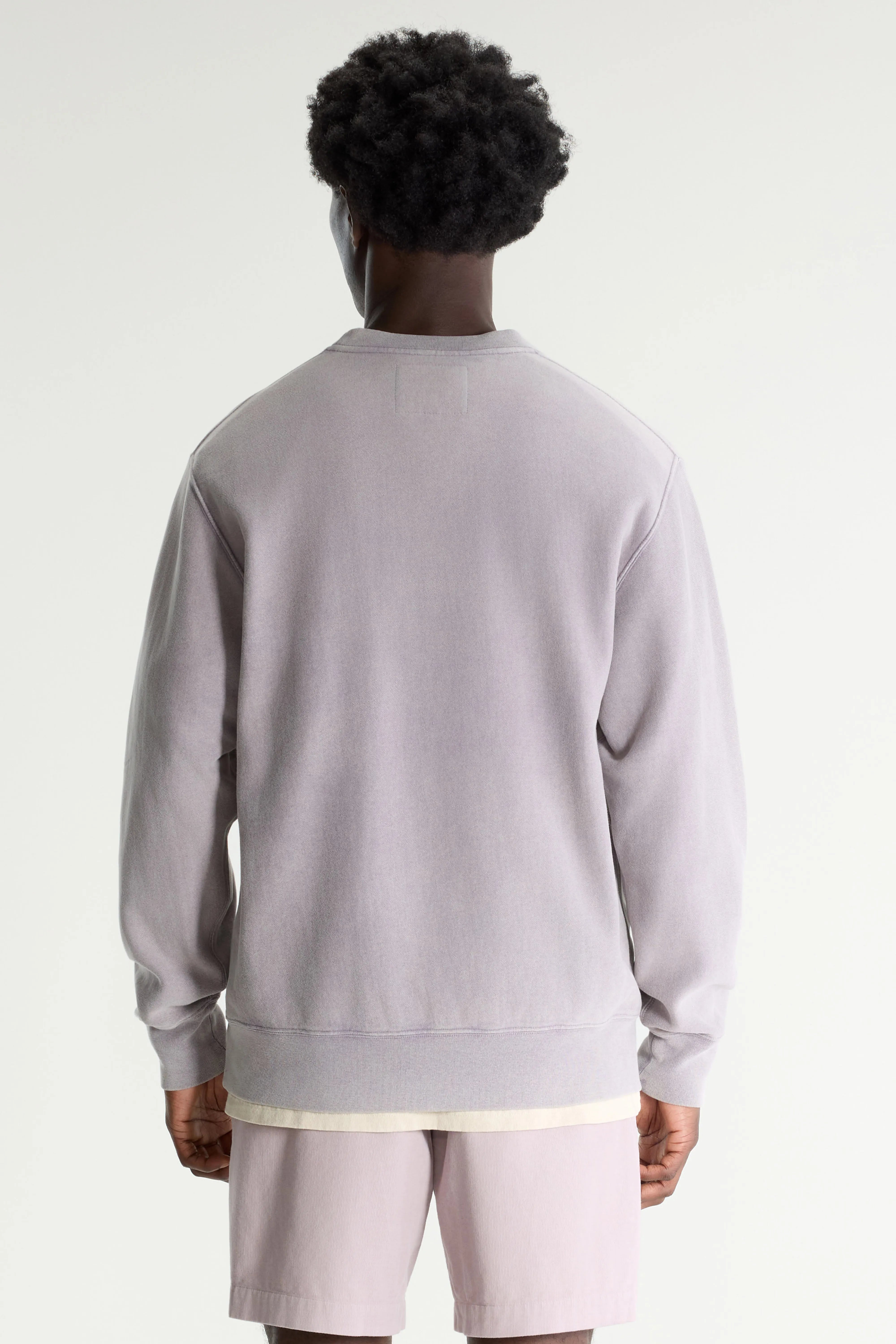 Flake sweatshirt met ronde hals (261 / M / HEATHER)
