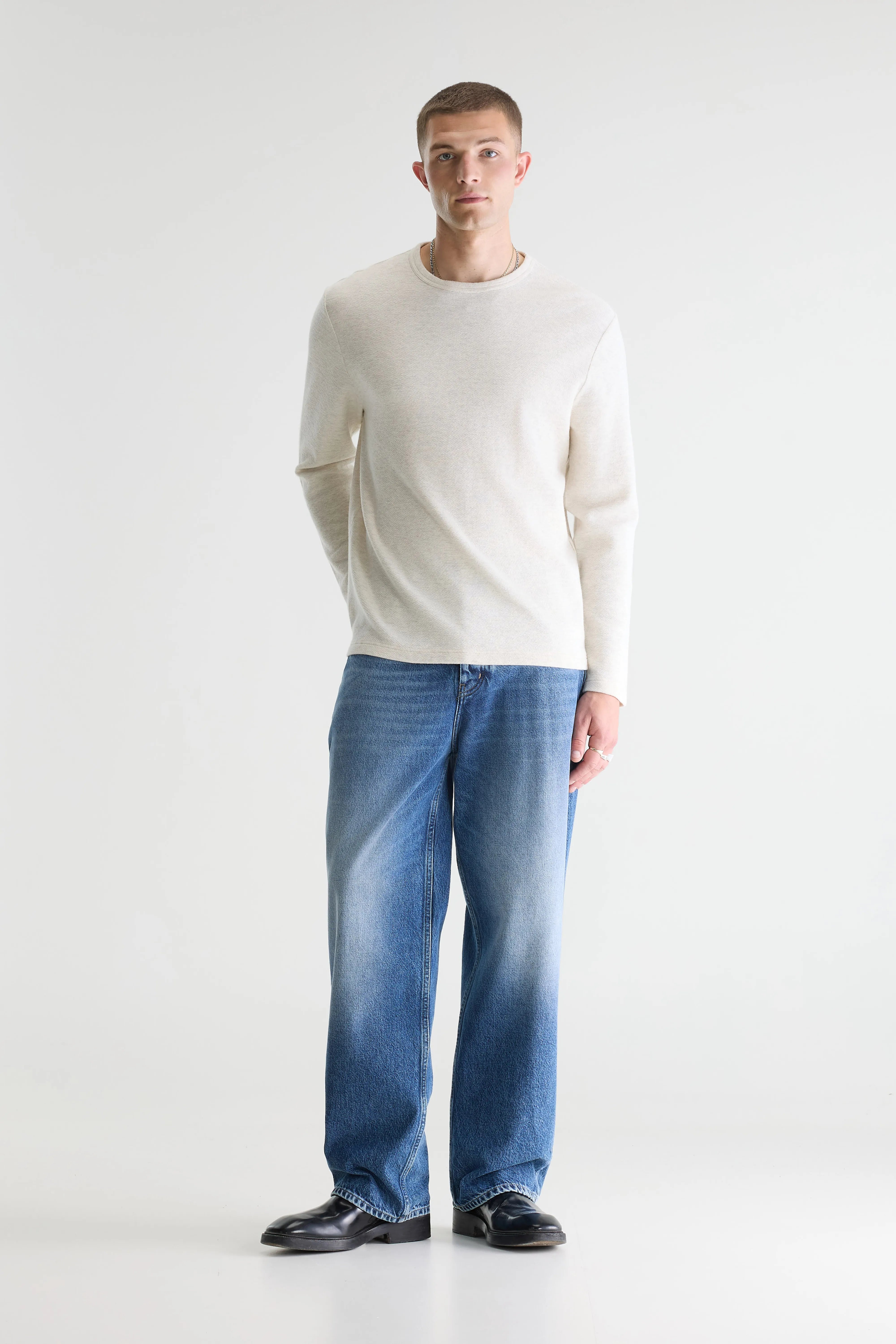 Fresh Long-sleeve T-shirt - Oyster For Men | Bellerose